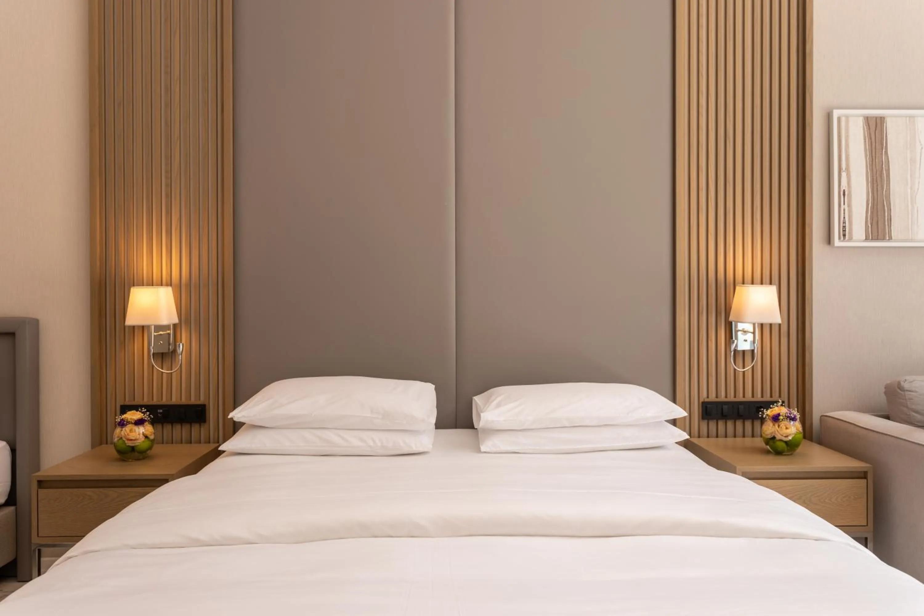 Bed in Hyatt Regency Kotor Bay Resort