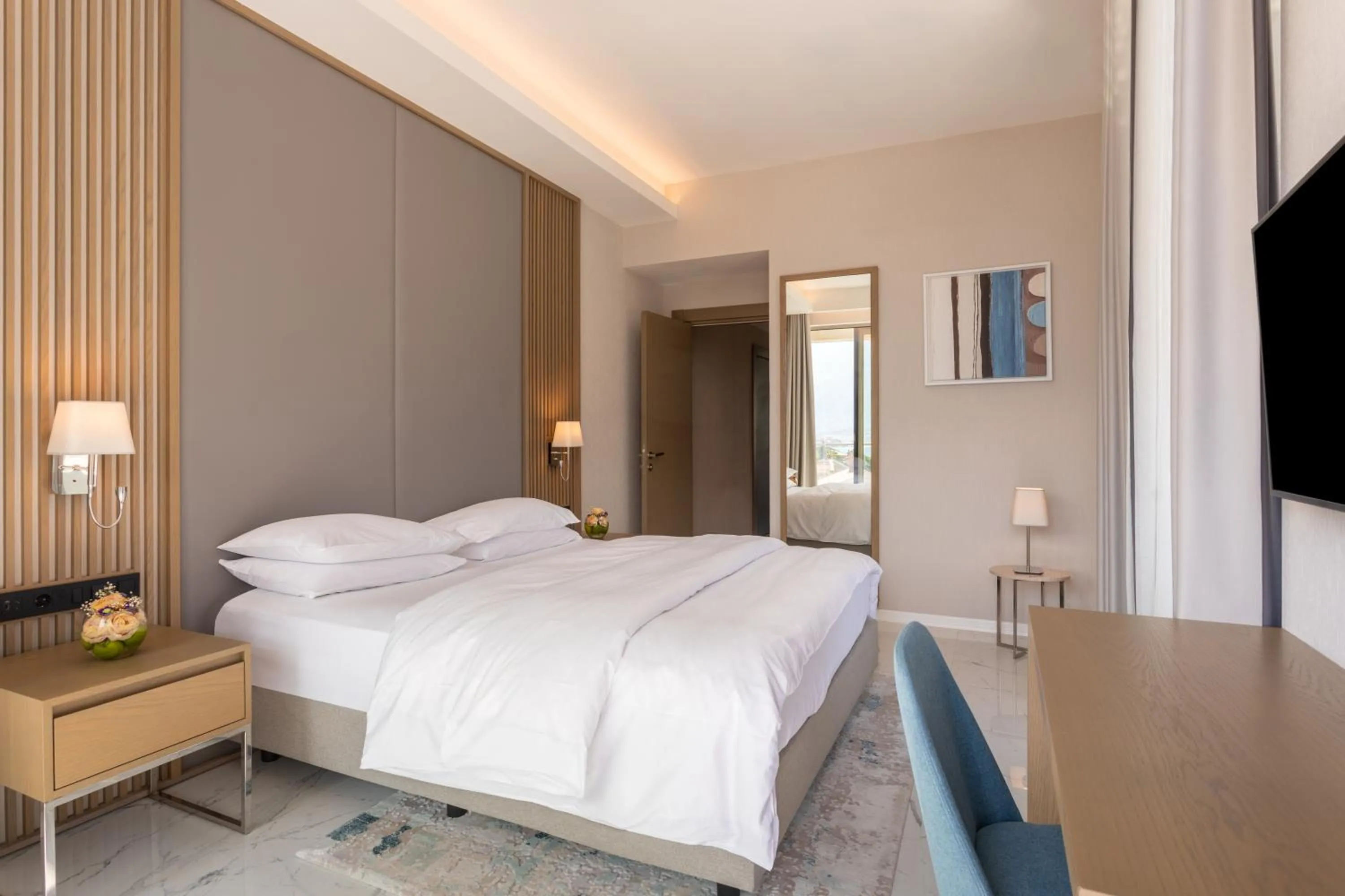 Bed in Hyatt Regency Kotor Bay Resort