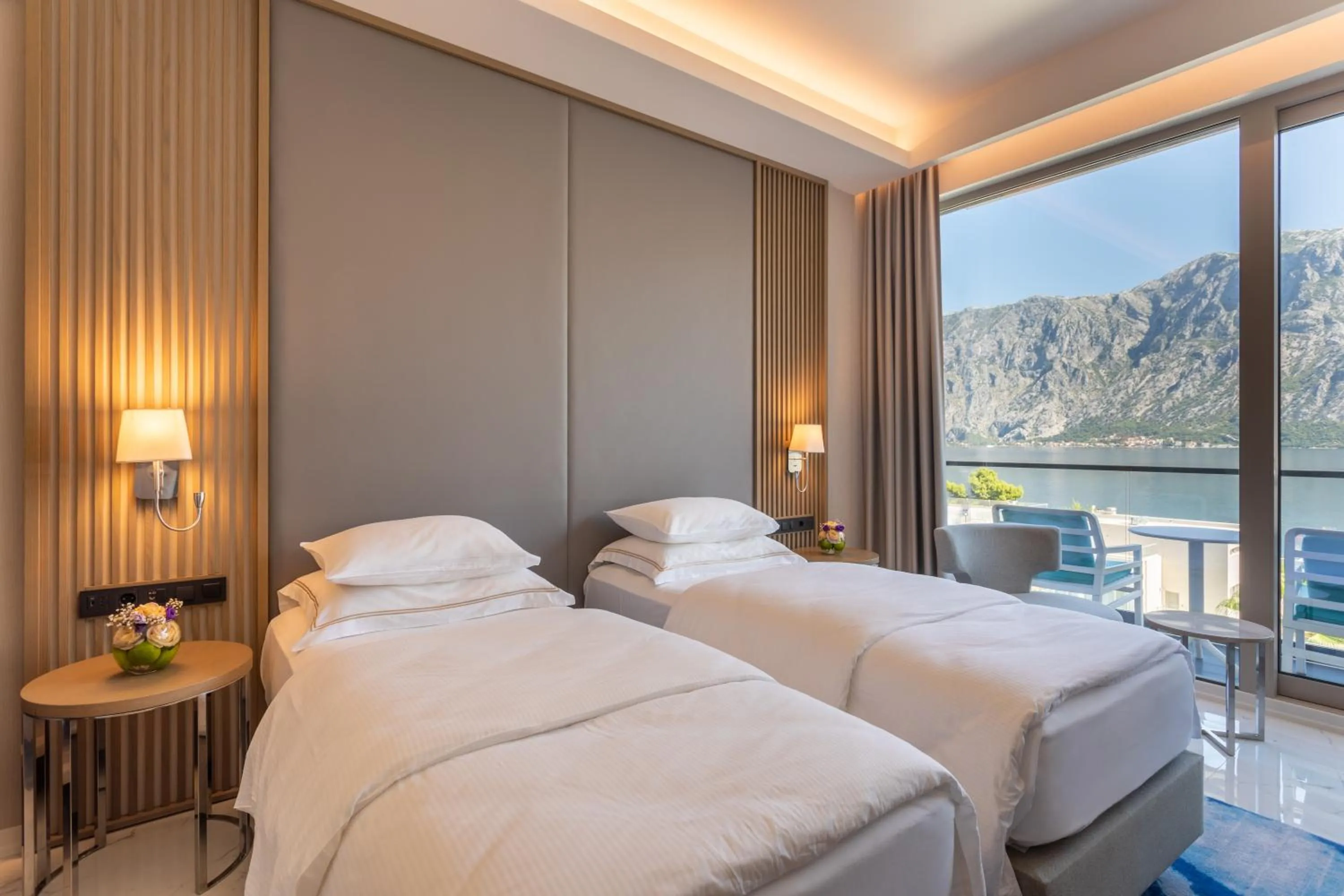 Bed in Hyatt Regency Kotor Bay Resort