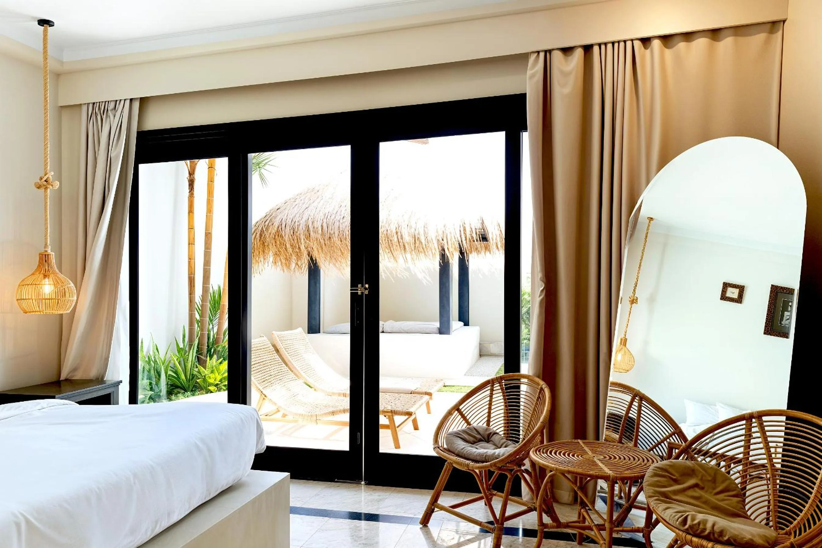 Bedroom, Bed in Villa de Malicott