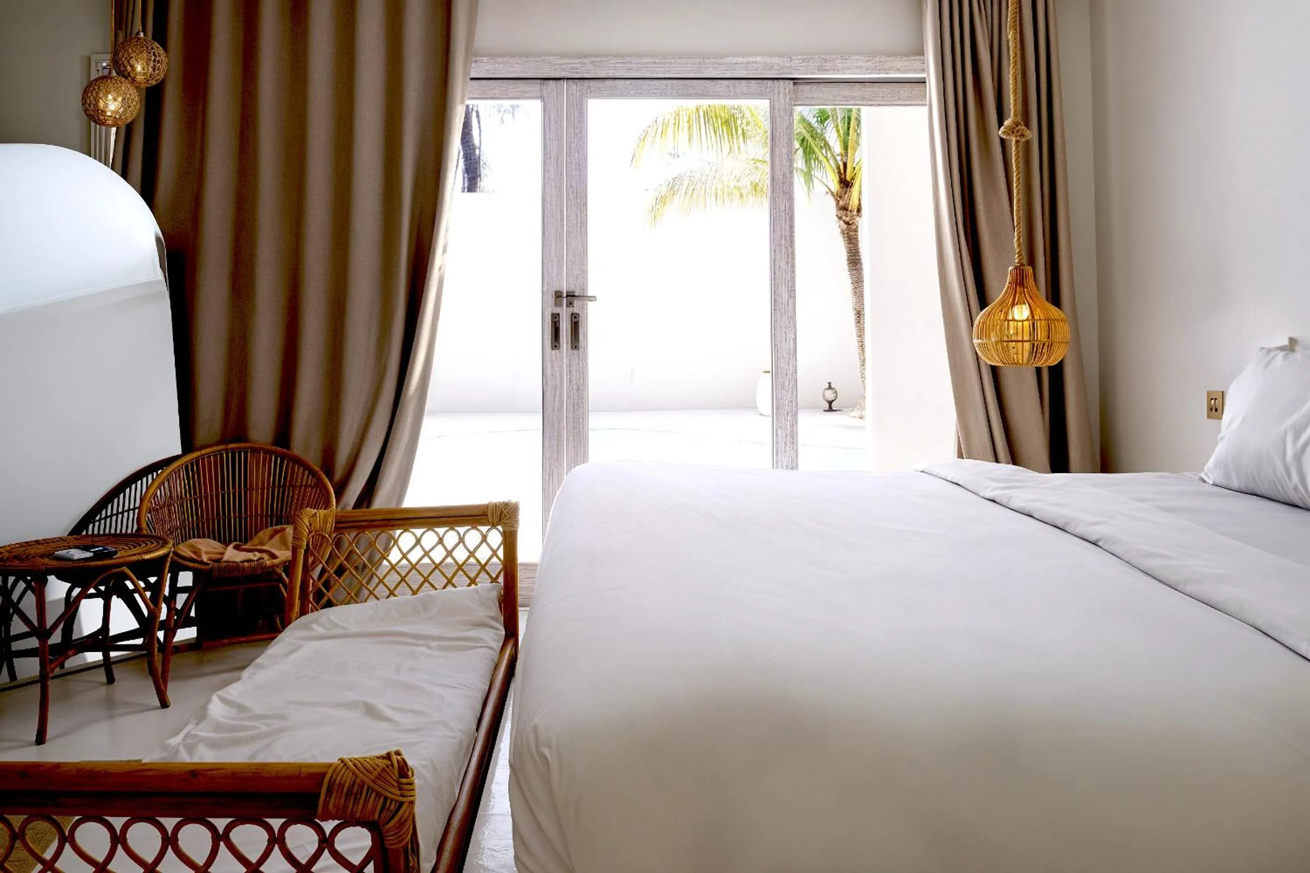 Bedroom, Bed in Villa de Malicott