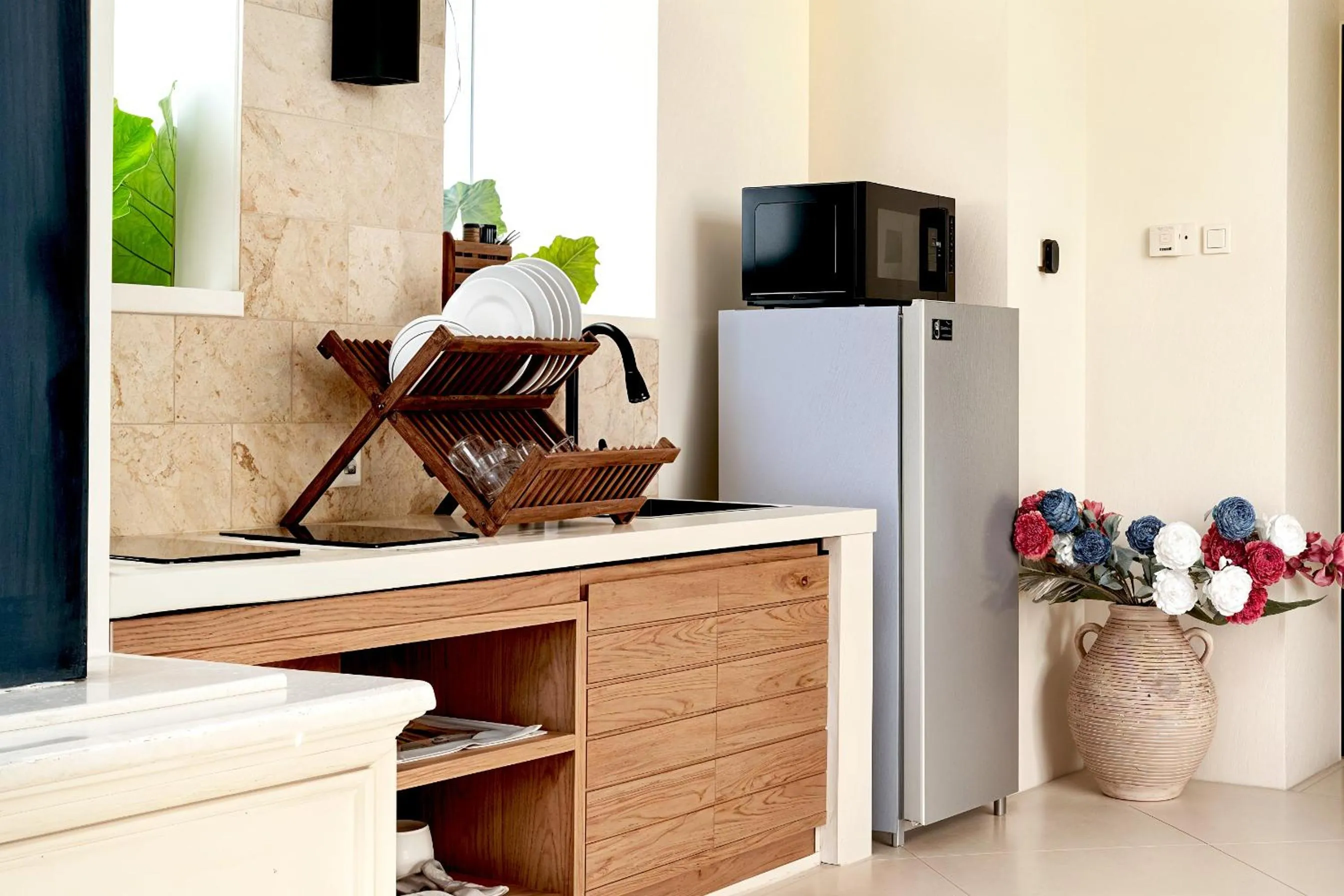 Kitchen or kitchenette in Villa de Malicott