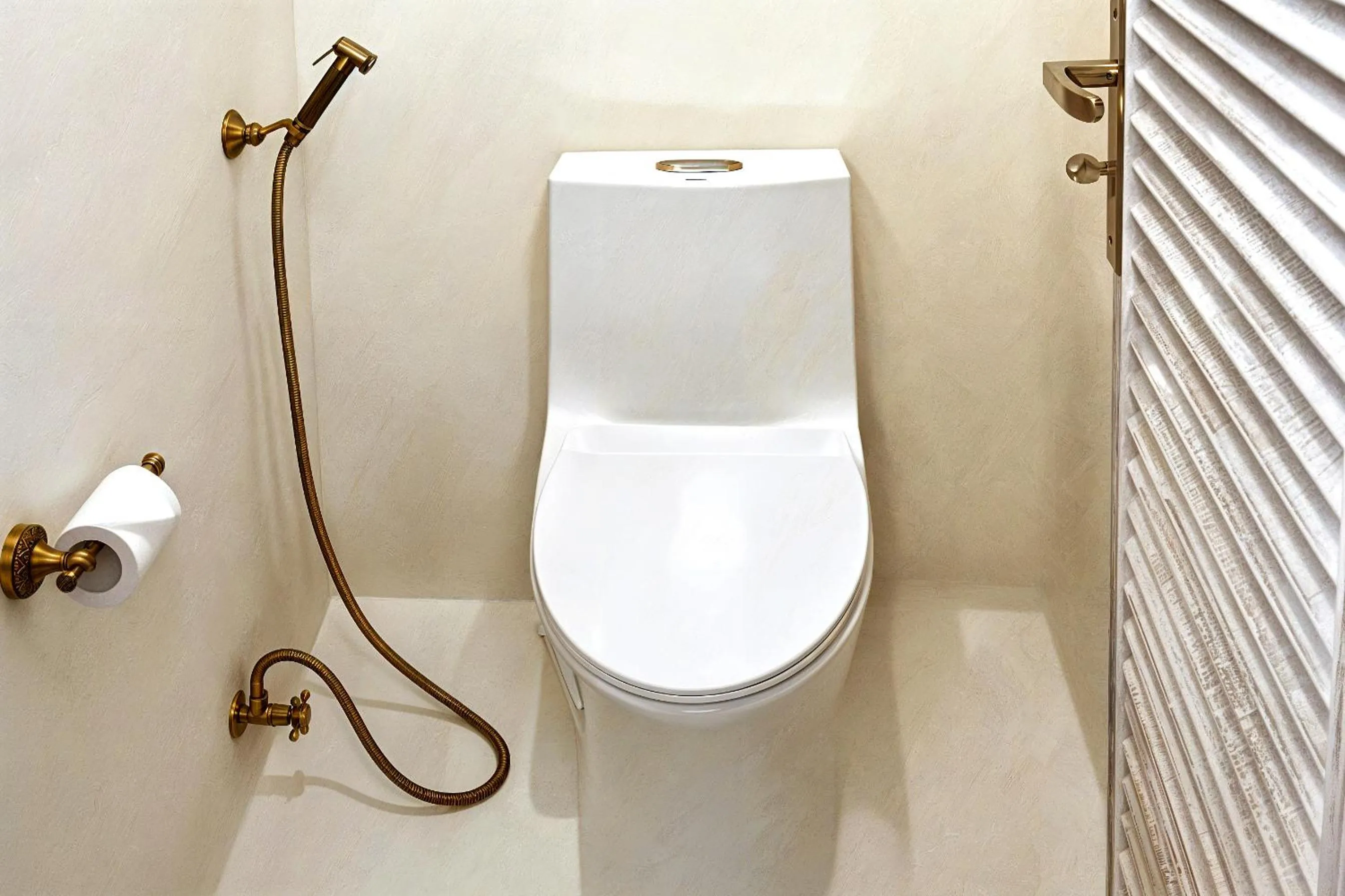 Toilet in Villa de Malicott
