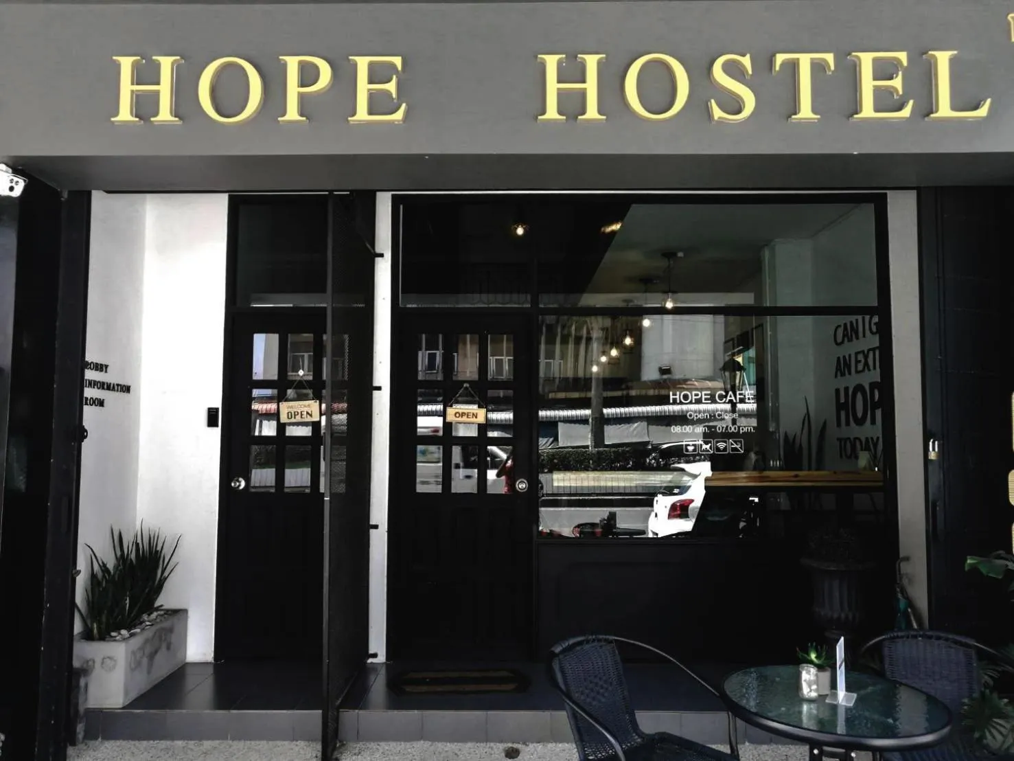 Facade/entrance in Hope Hostel Hatyai