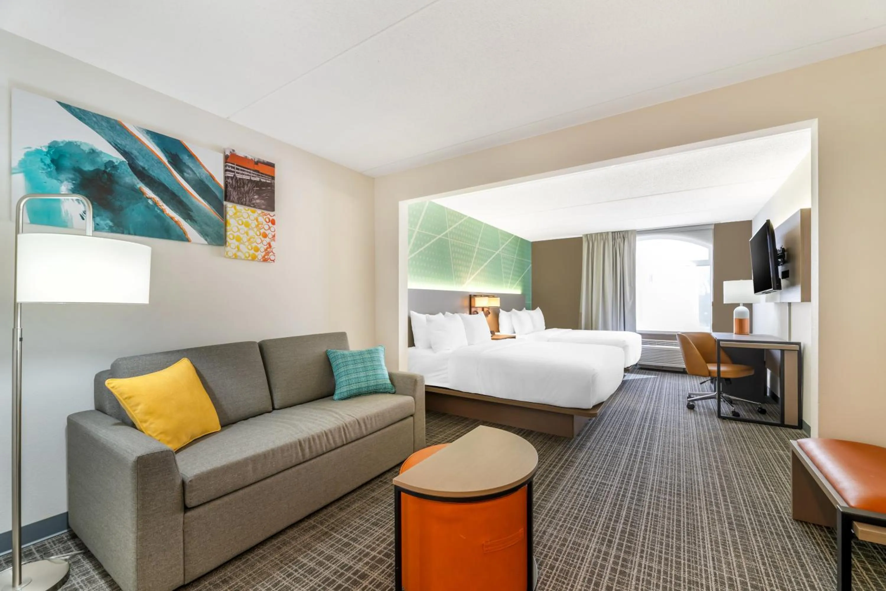 View (from property/room), Bed in Grand Hotel Madison