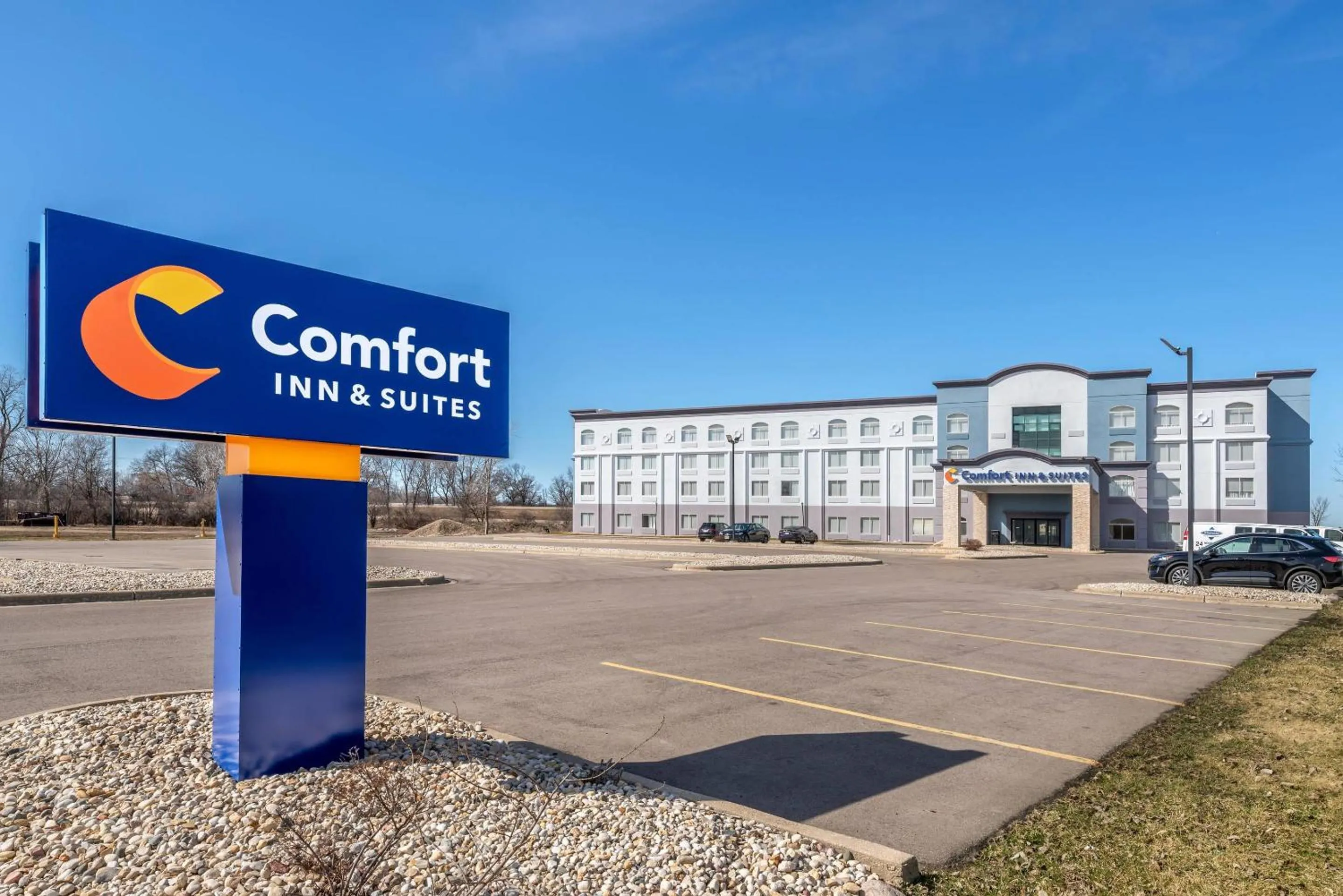 Property building in Comfort Inn & Suites Madison East Interstate I-90
