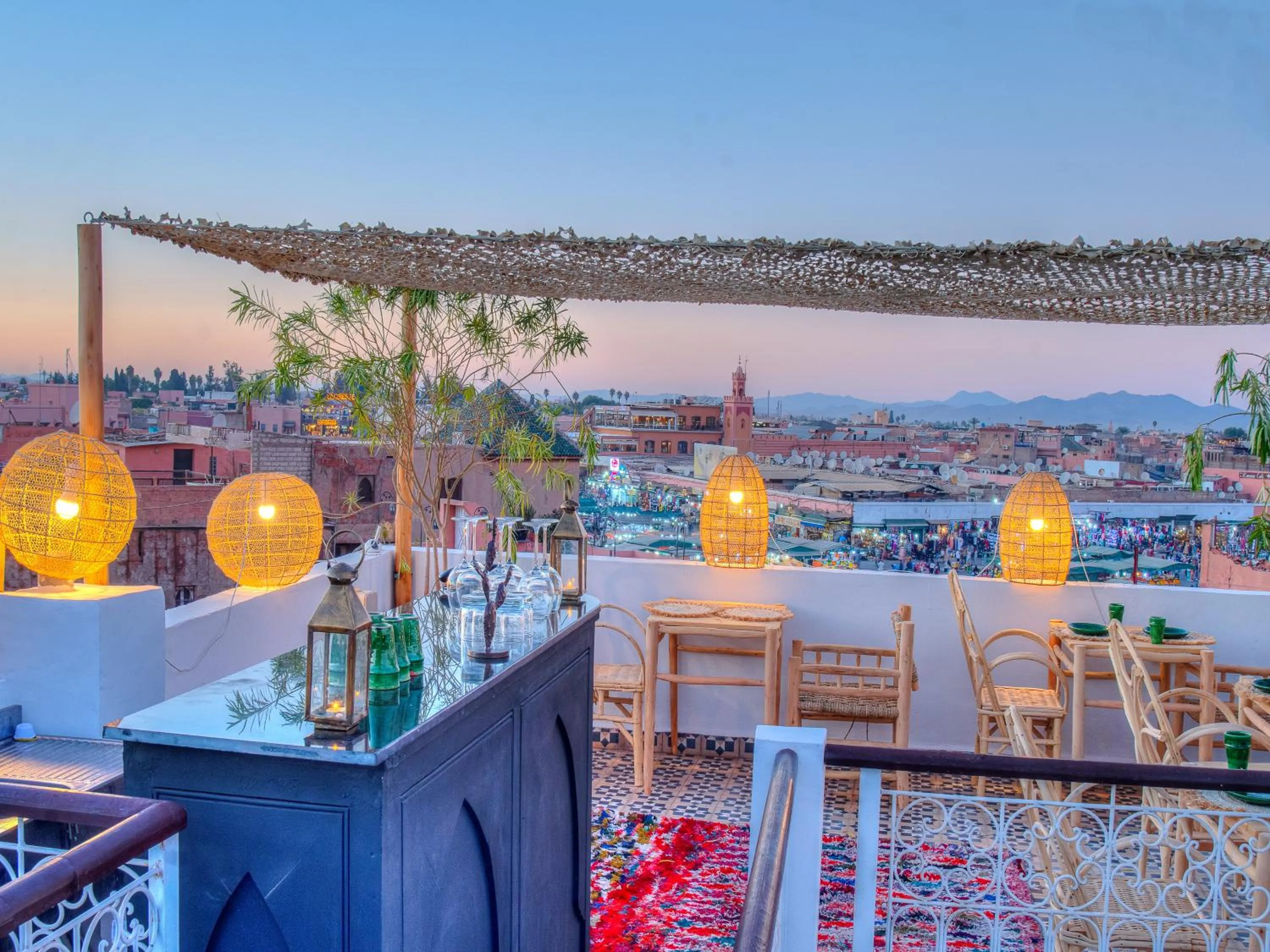 Patio in Riad Art & Emotions Boutique Hotel & Spa