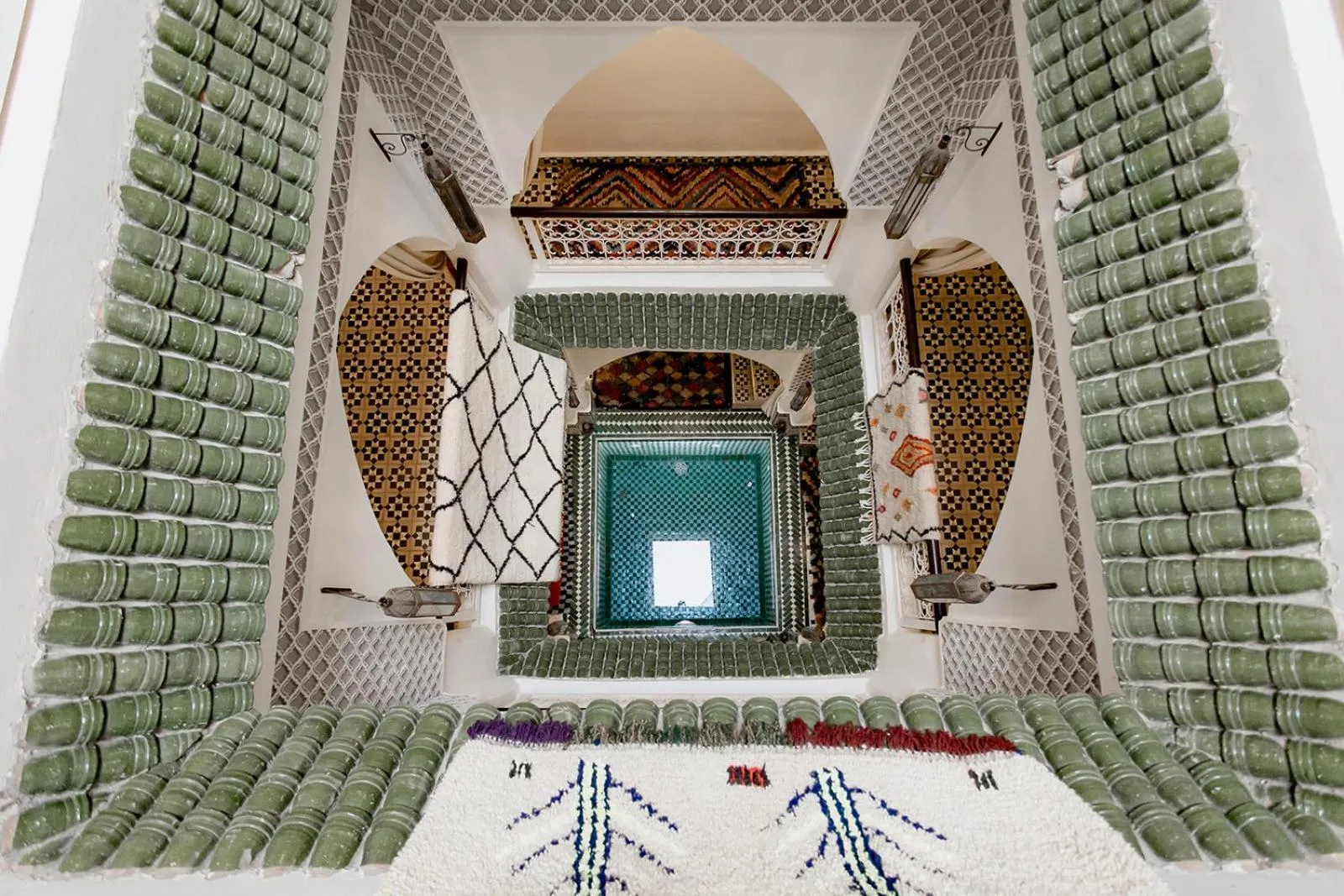 Inner courtyard view in Riad Art & Emotions Boutique Hotel & Spa
