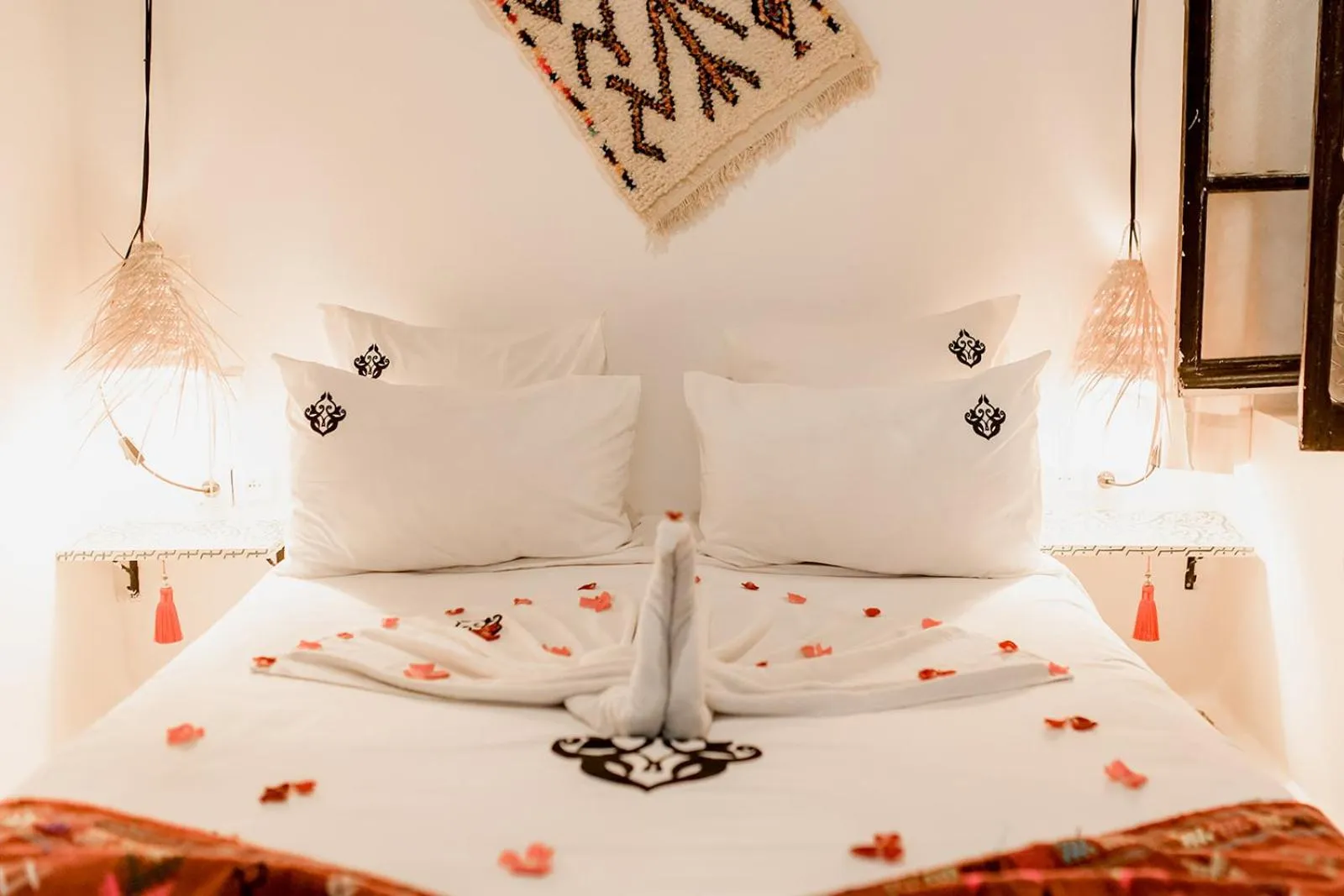Bed in Riad Art & Emotions Boutique Hotel & Spa