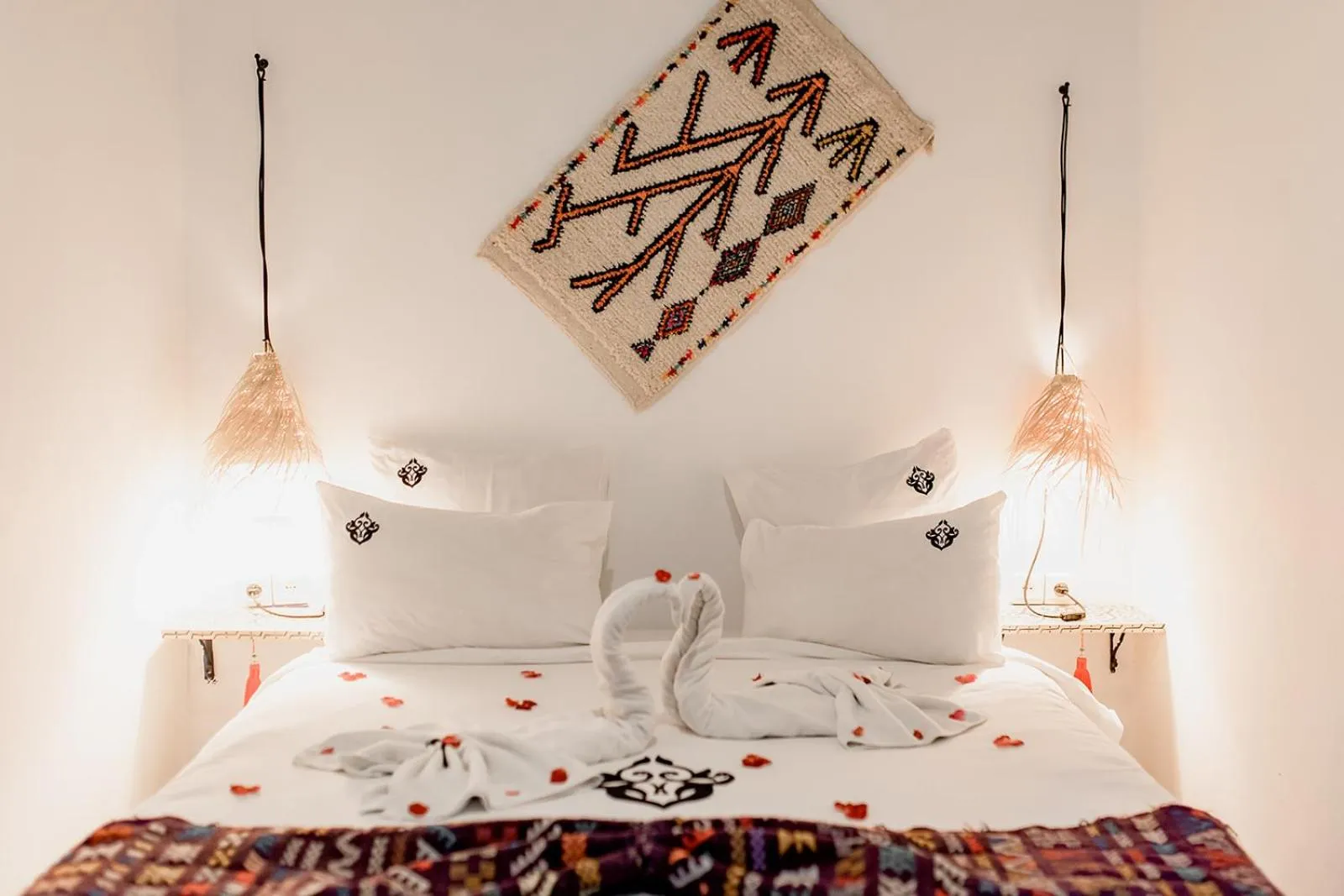 Bed in Riad Art & Emotions Boutique Hotel & Spa