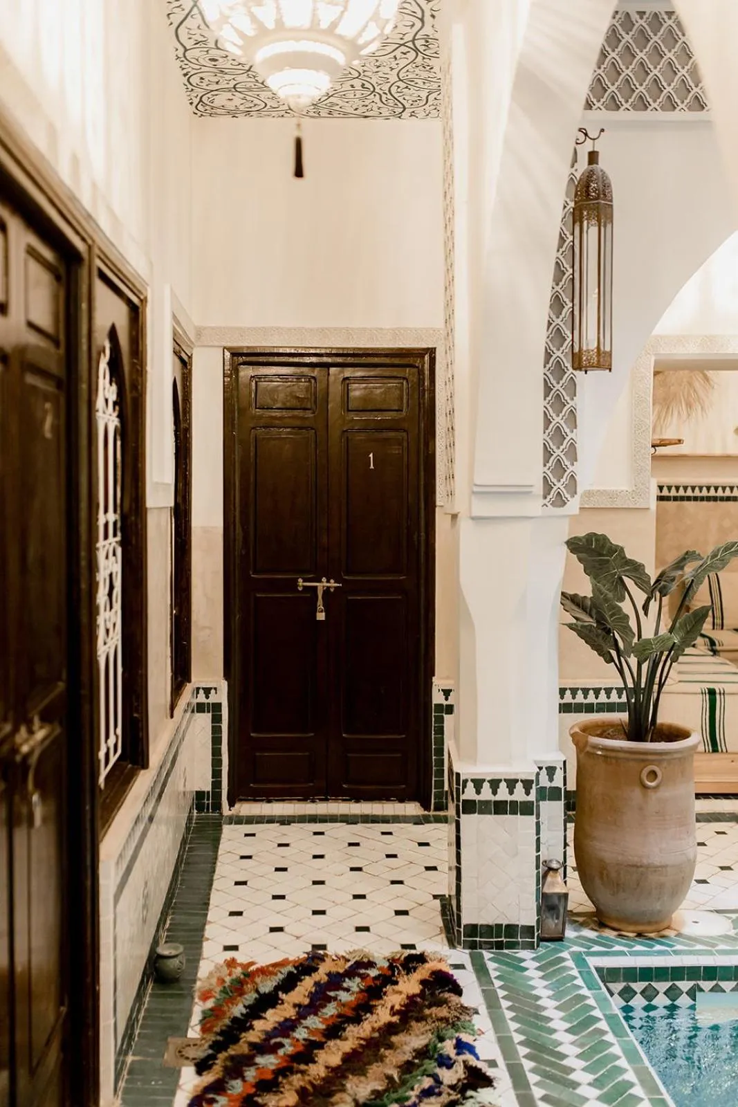 Inner courtyard view in Riad Art & Emotions Boutique Hotel & Spa