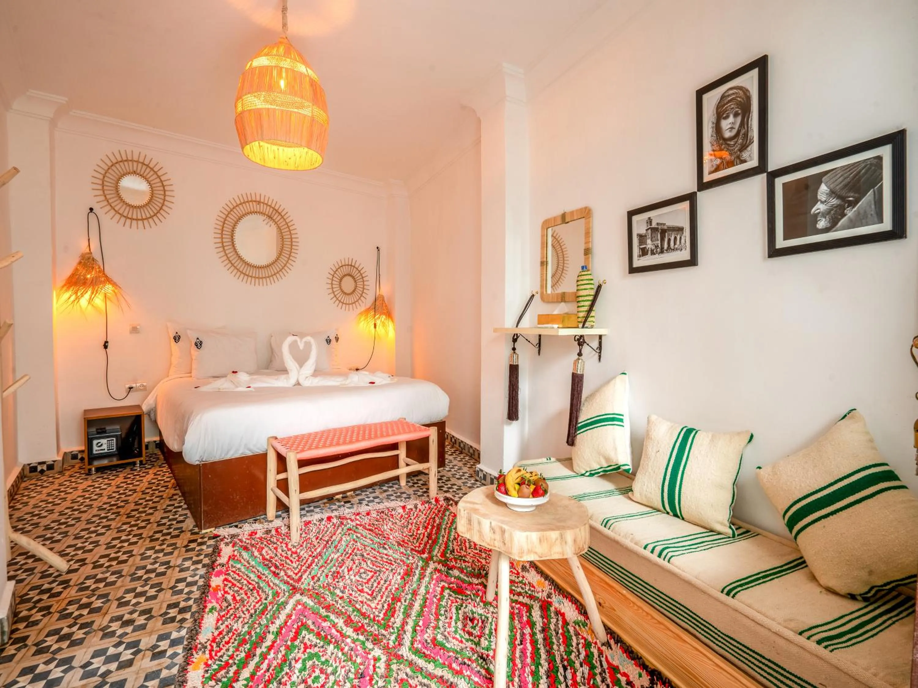 Photo of the whole room, Bed in Riad Art & Emotions Boutique Hotel & Spa