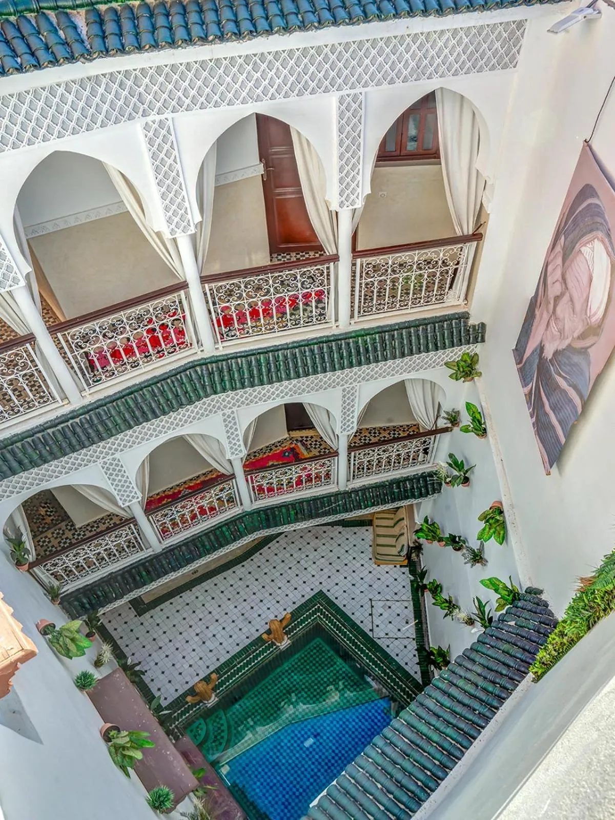 Pool view in Riad Art & Emotions Boutique Hotel & Spa
