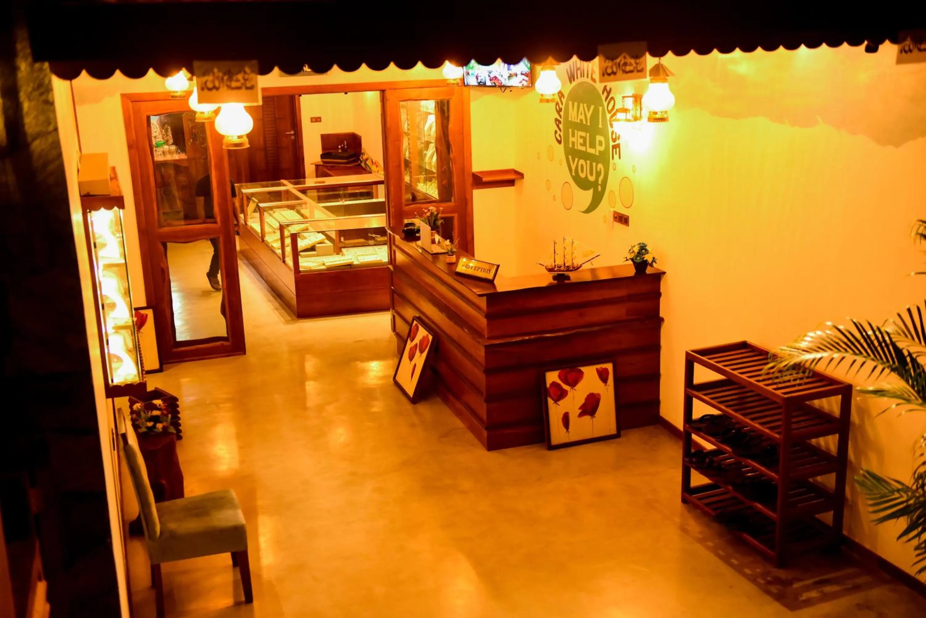 Lobby or reception, Bed in Cara White House