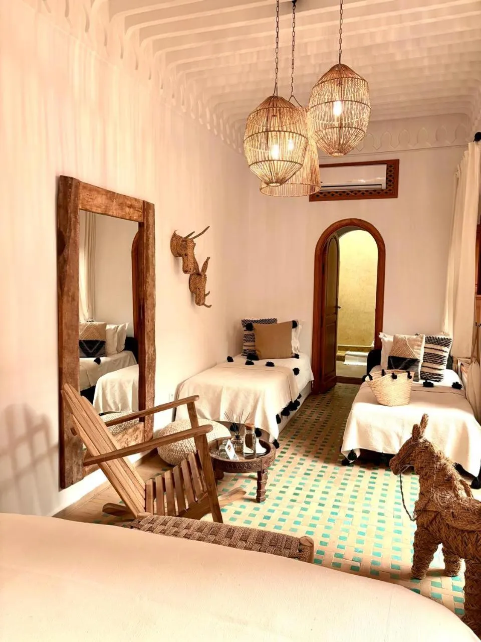 Bedroom, Bed in Riad Le Pèlerin