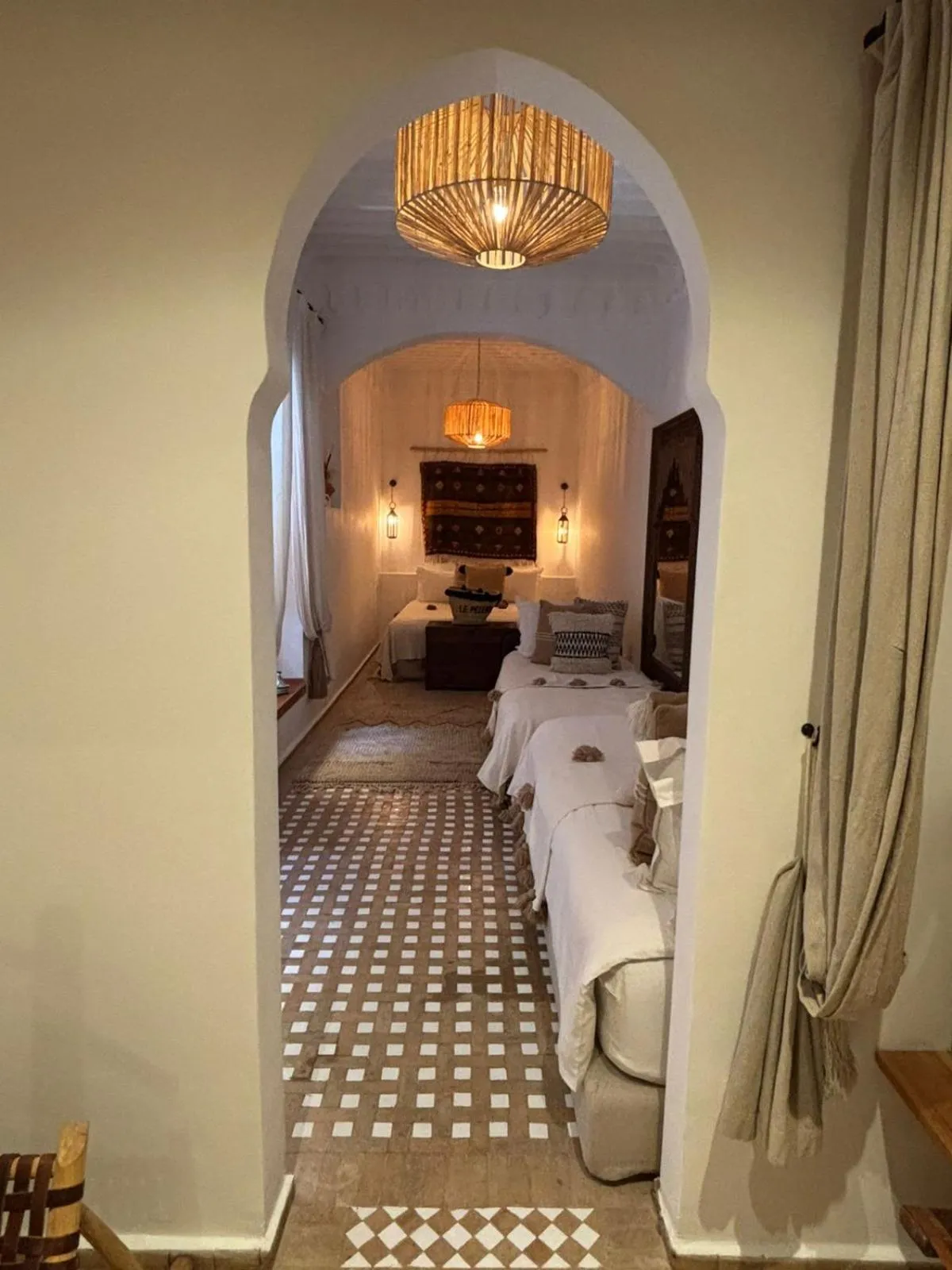 Bedroom, Bed in Riad Le Pèlerin