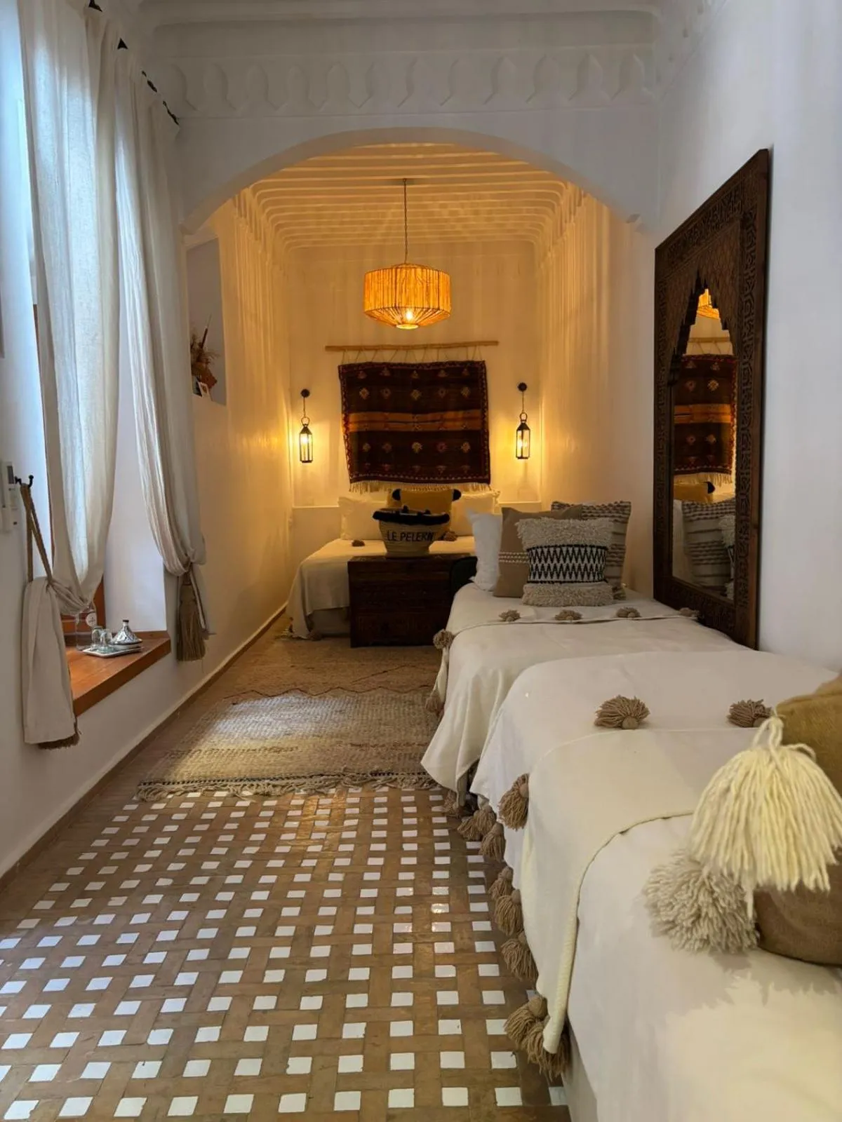 Bedroom, Bed in Riad Le Pèlerin