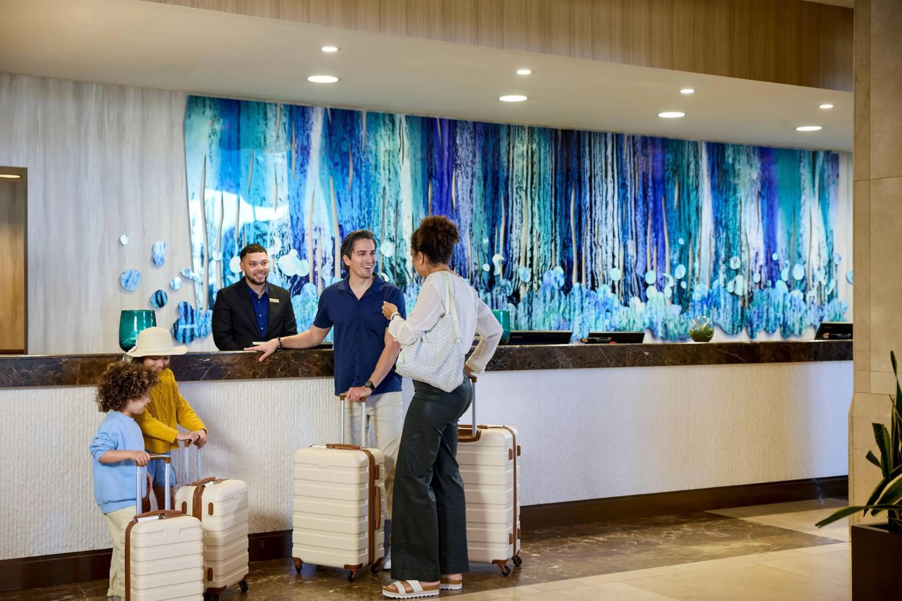 Lobby or reception in The Westin Los Angeles Airport