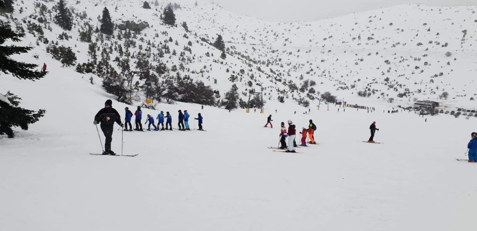 Skiing in Villa Vager