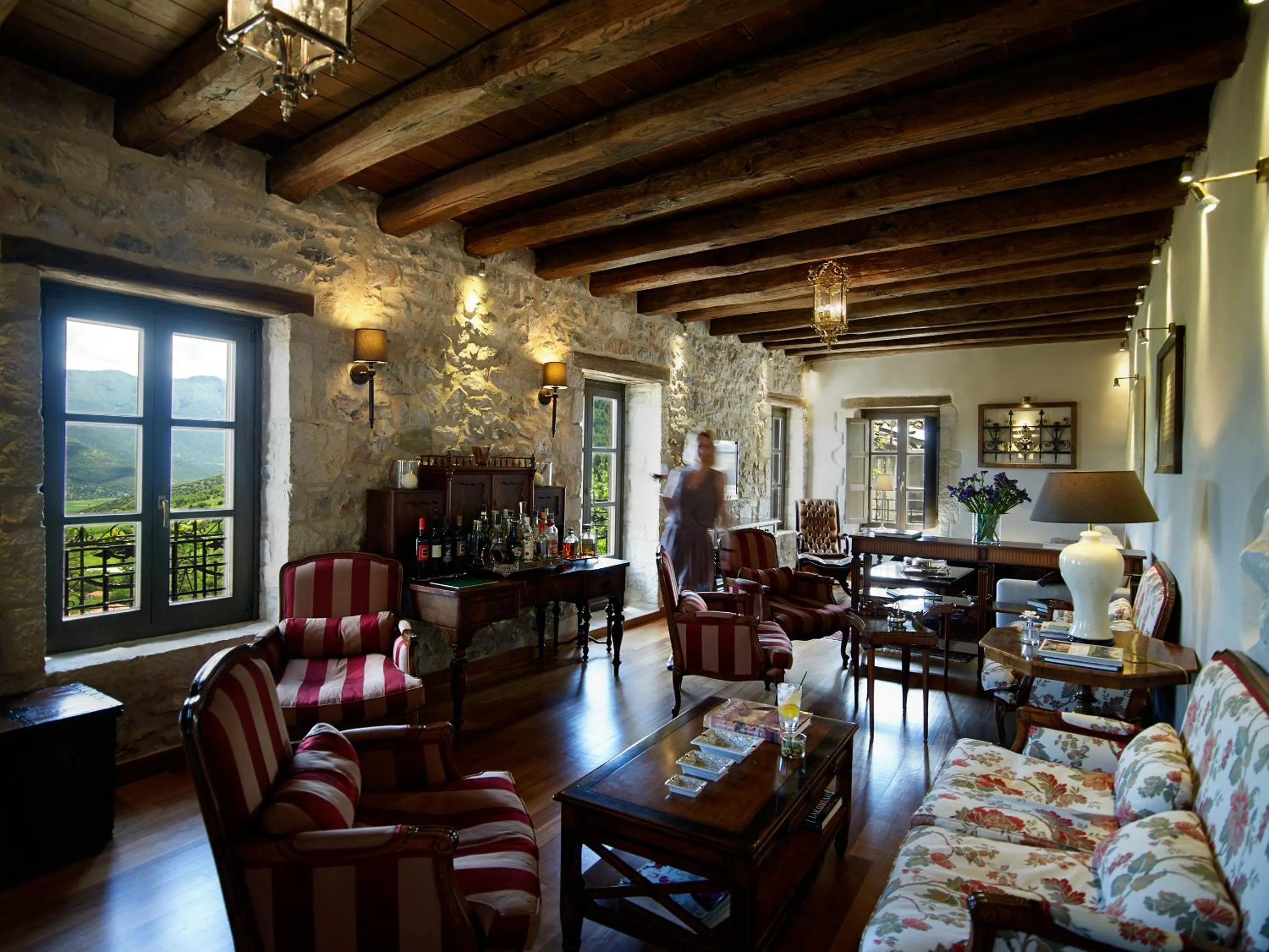 Living room in Villa Vager