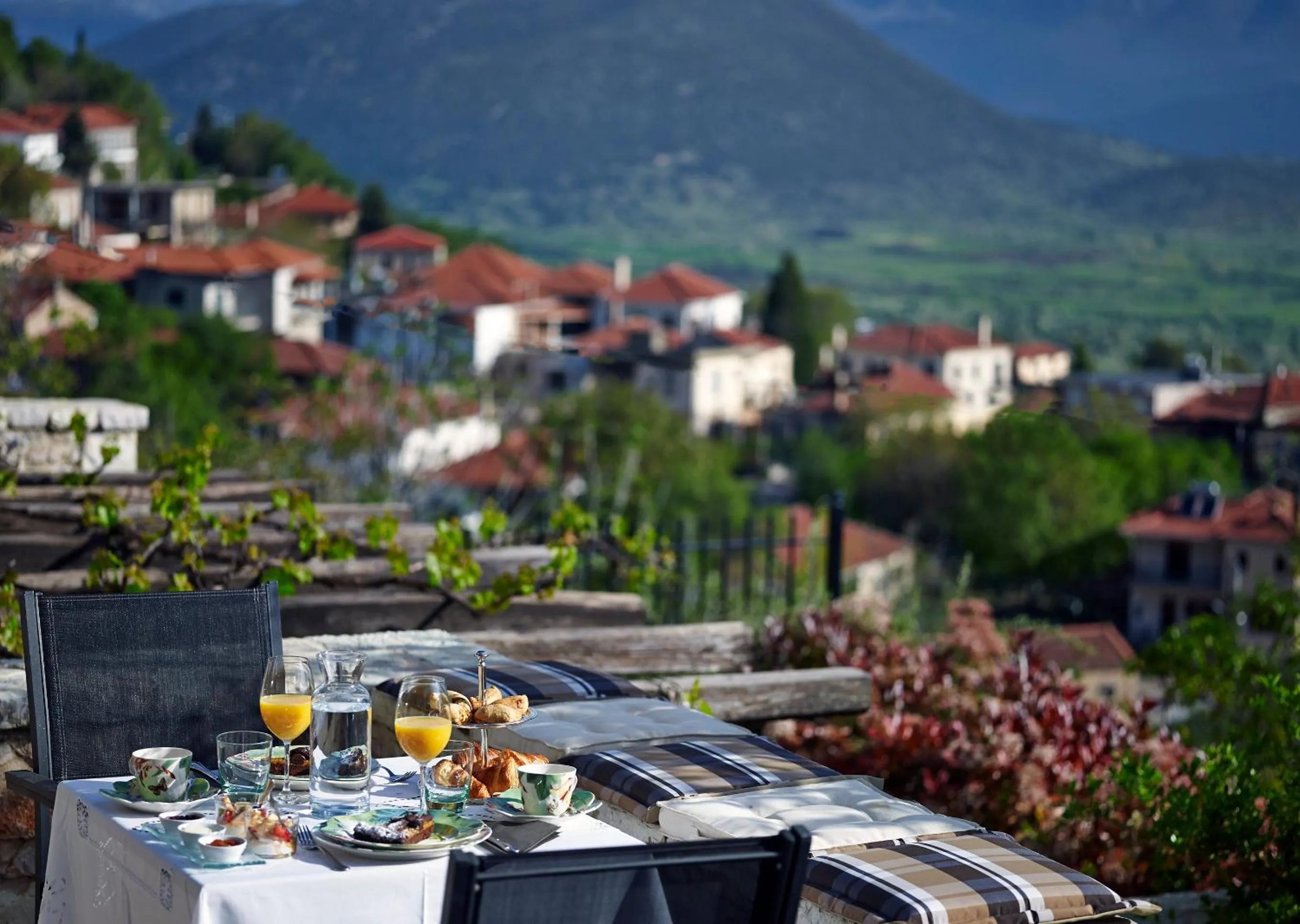 Bird's eye view in Villa Vager