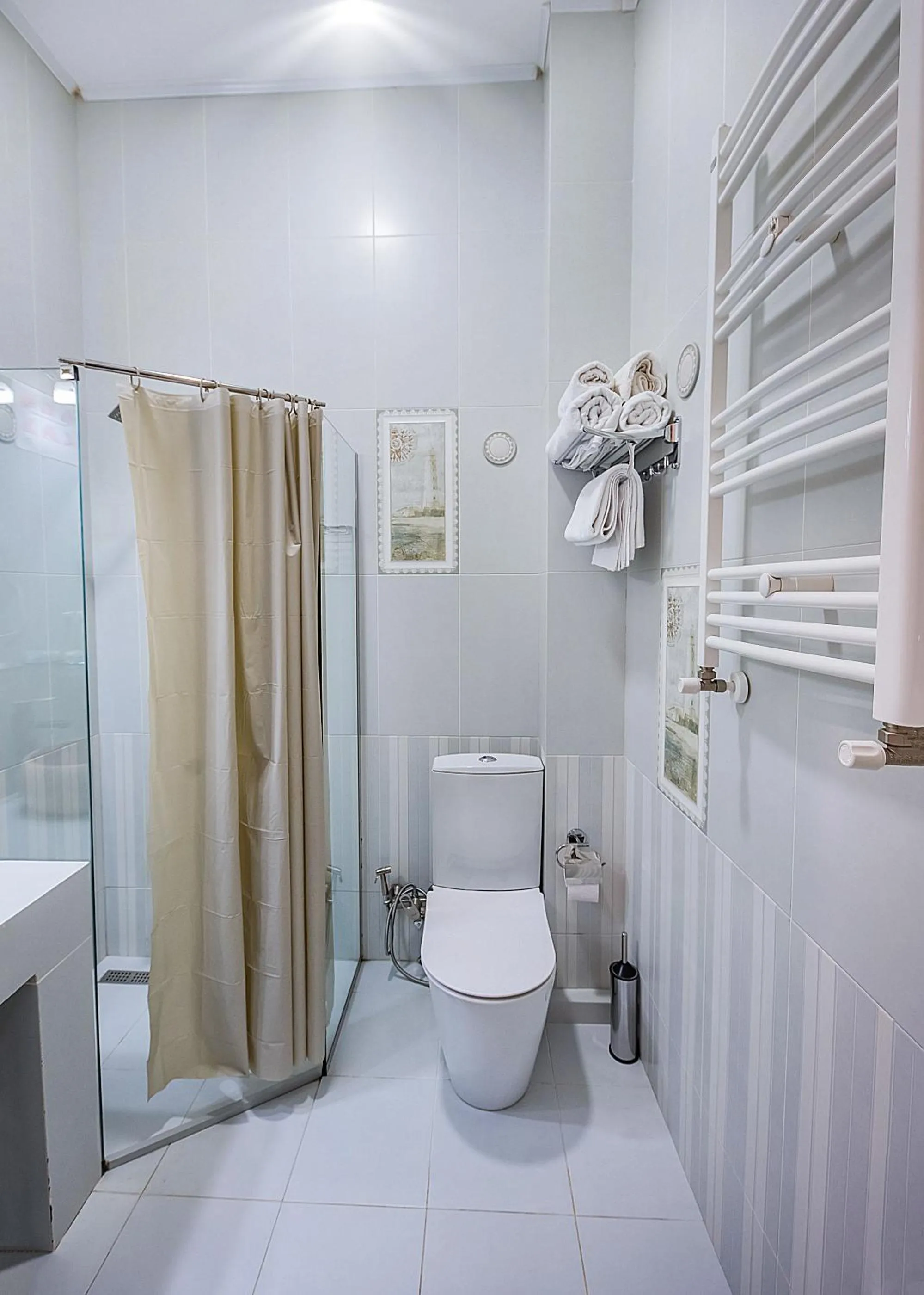 Shower in Vintage Hotel