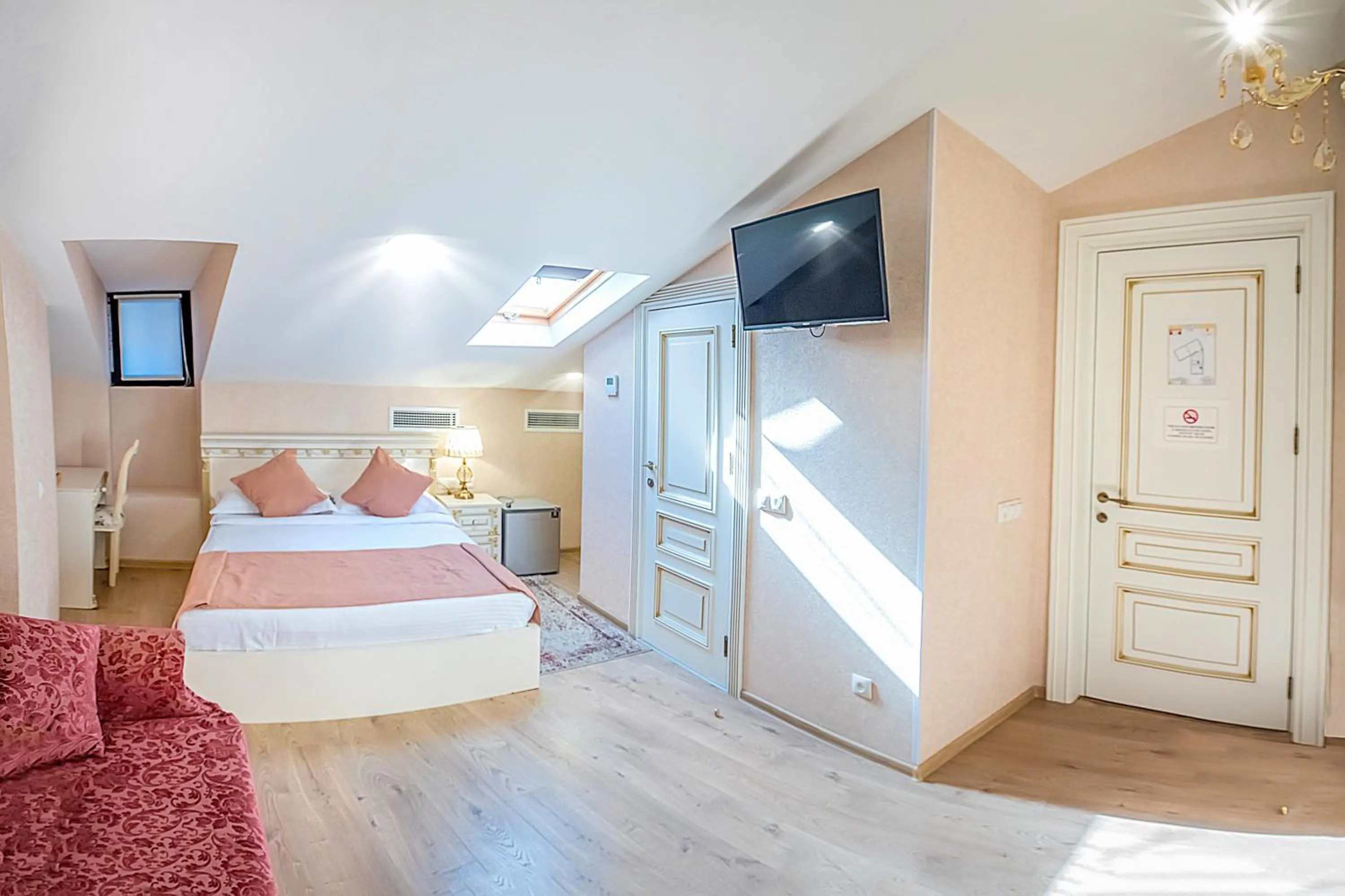 Bed in Vintage Hotel