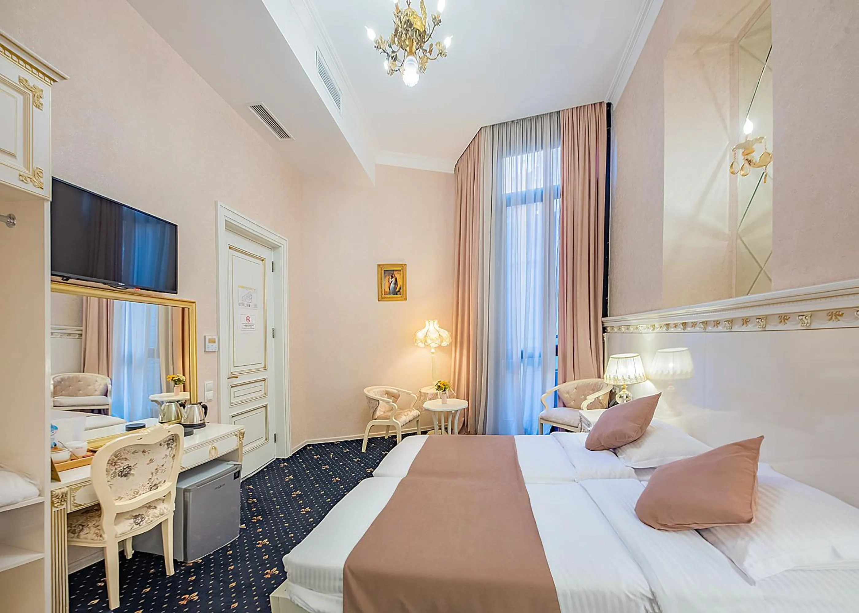 Bed in Vintage Hotel