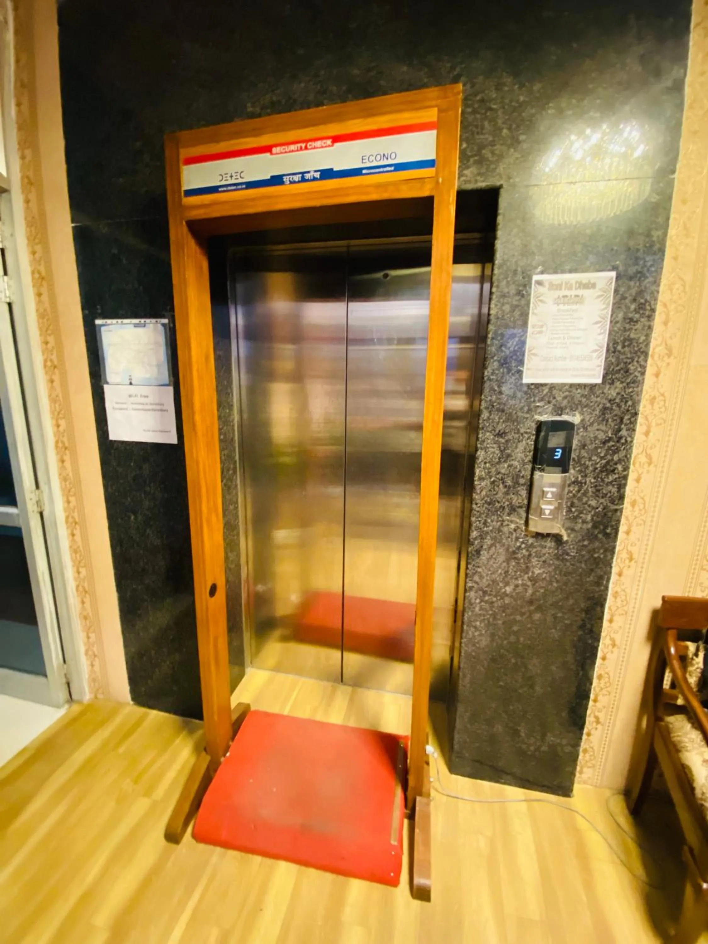 elevator in Homestay Ac Dormitory