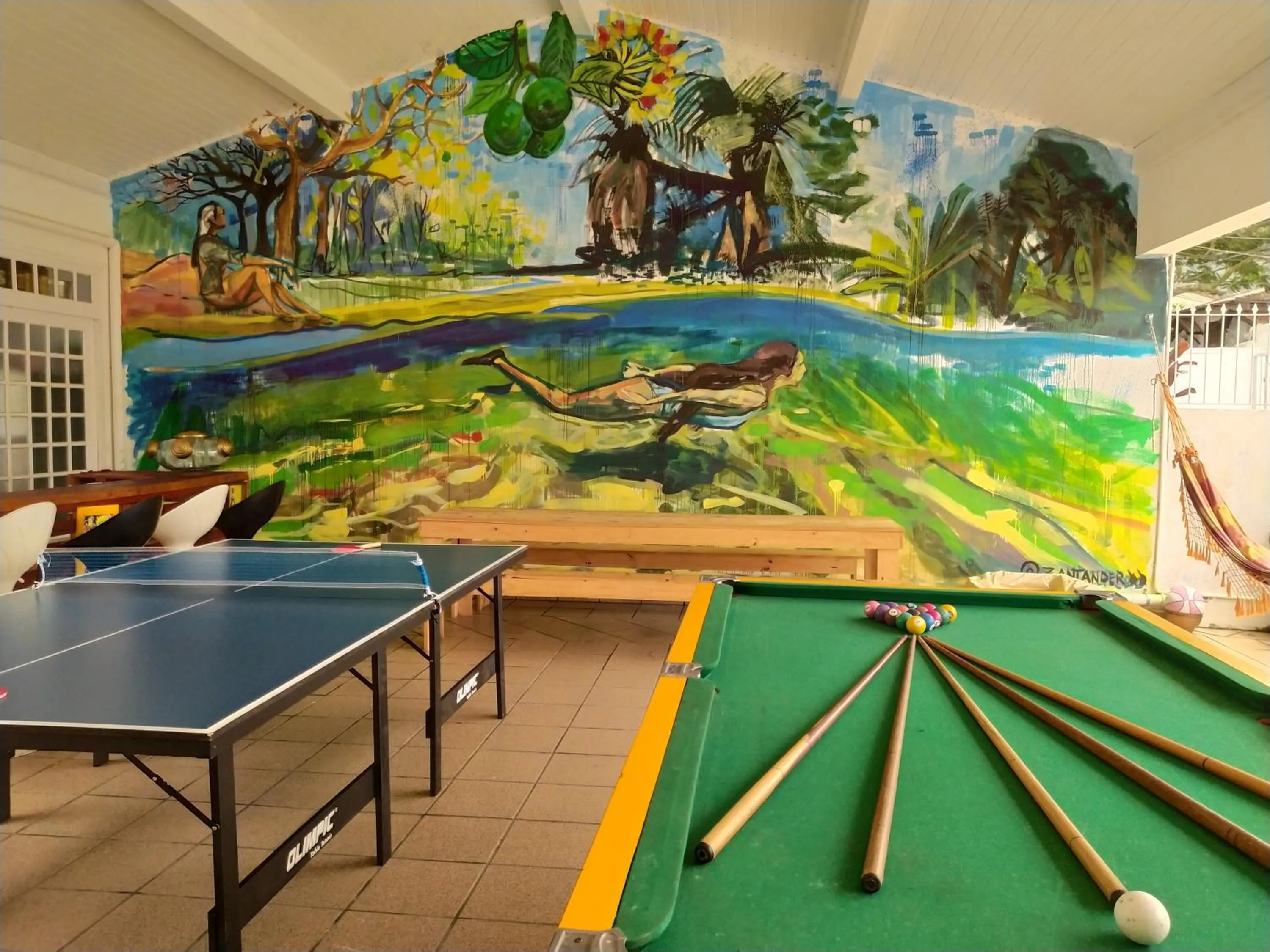 Billiard in Pequi hostel