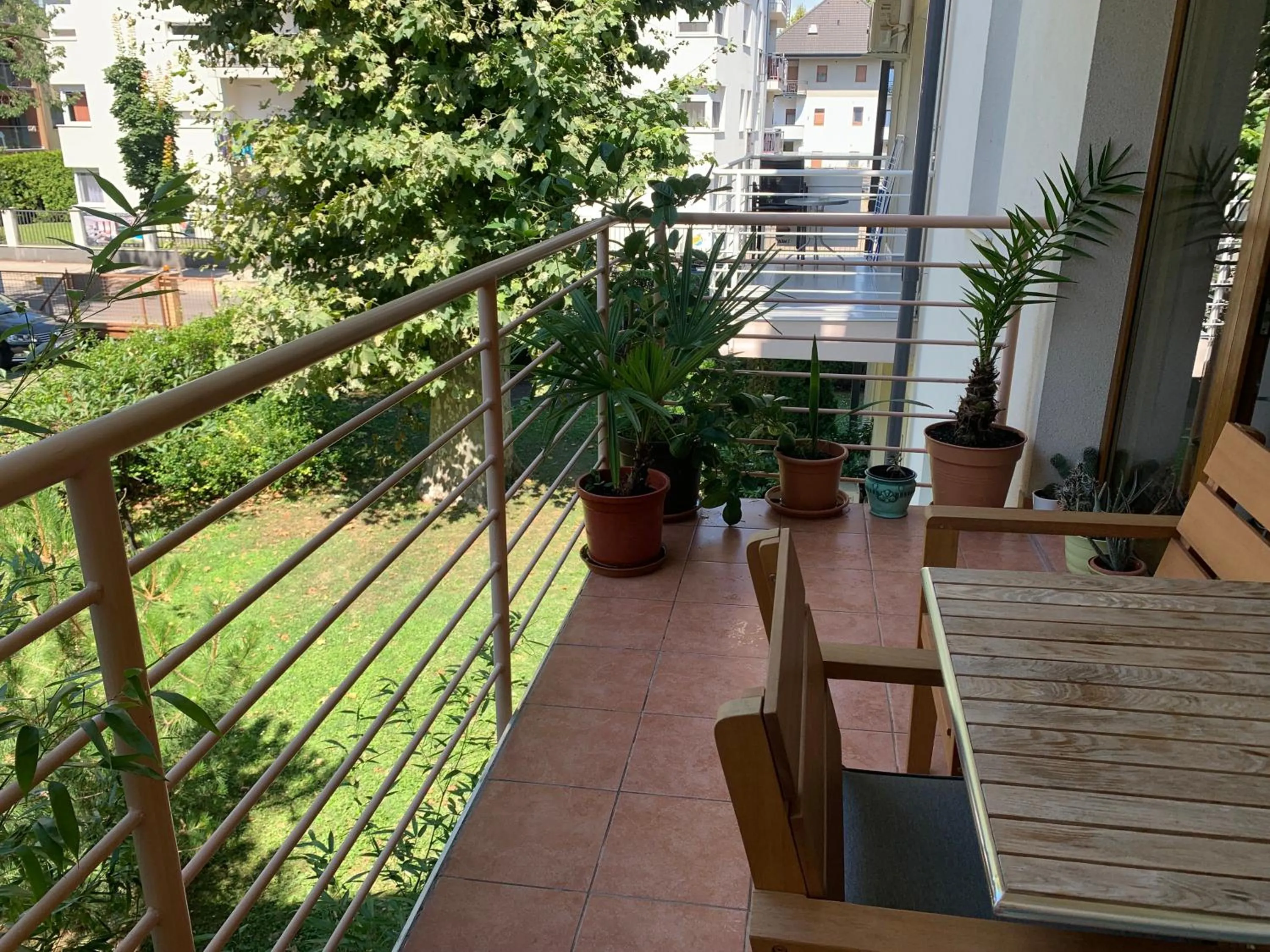 Balcony/Terrace in Mandarin Wellness Apartman