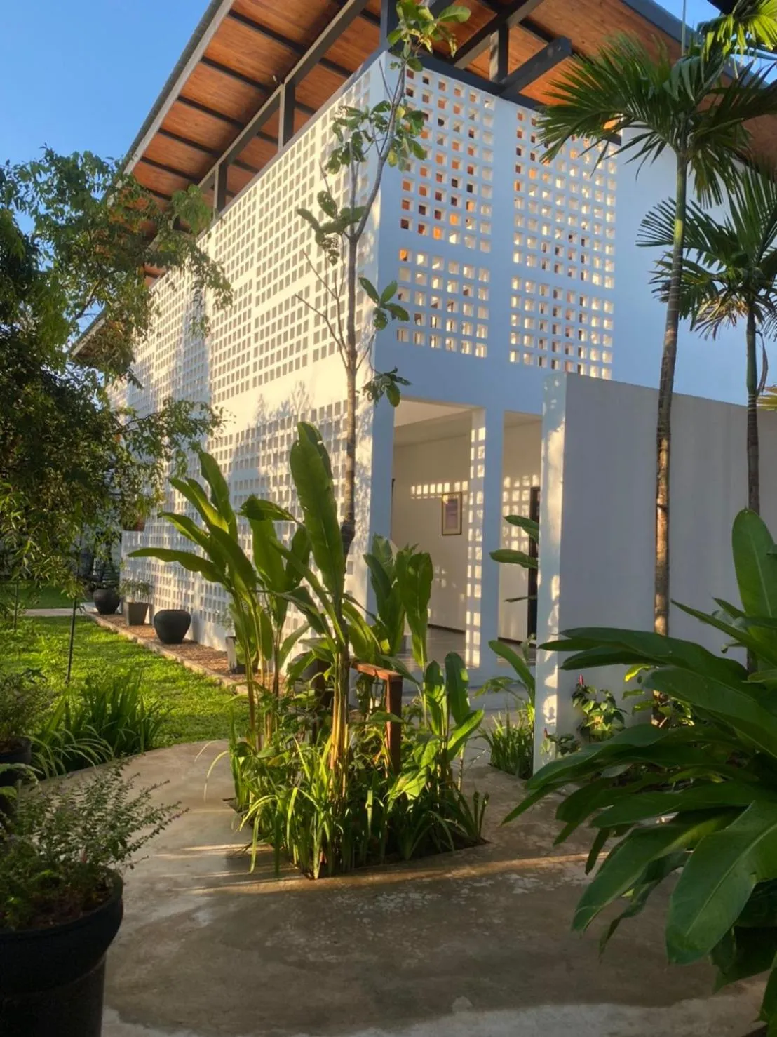 Garden in The Riviera Champasak