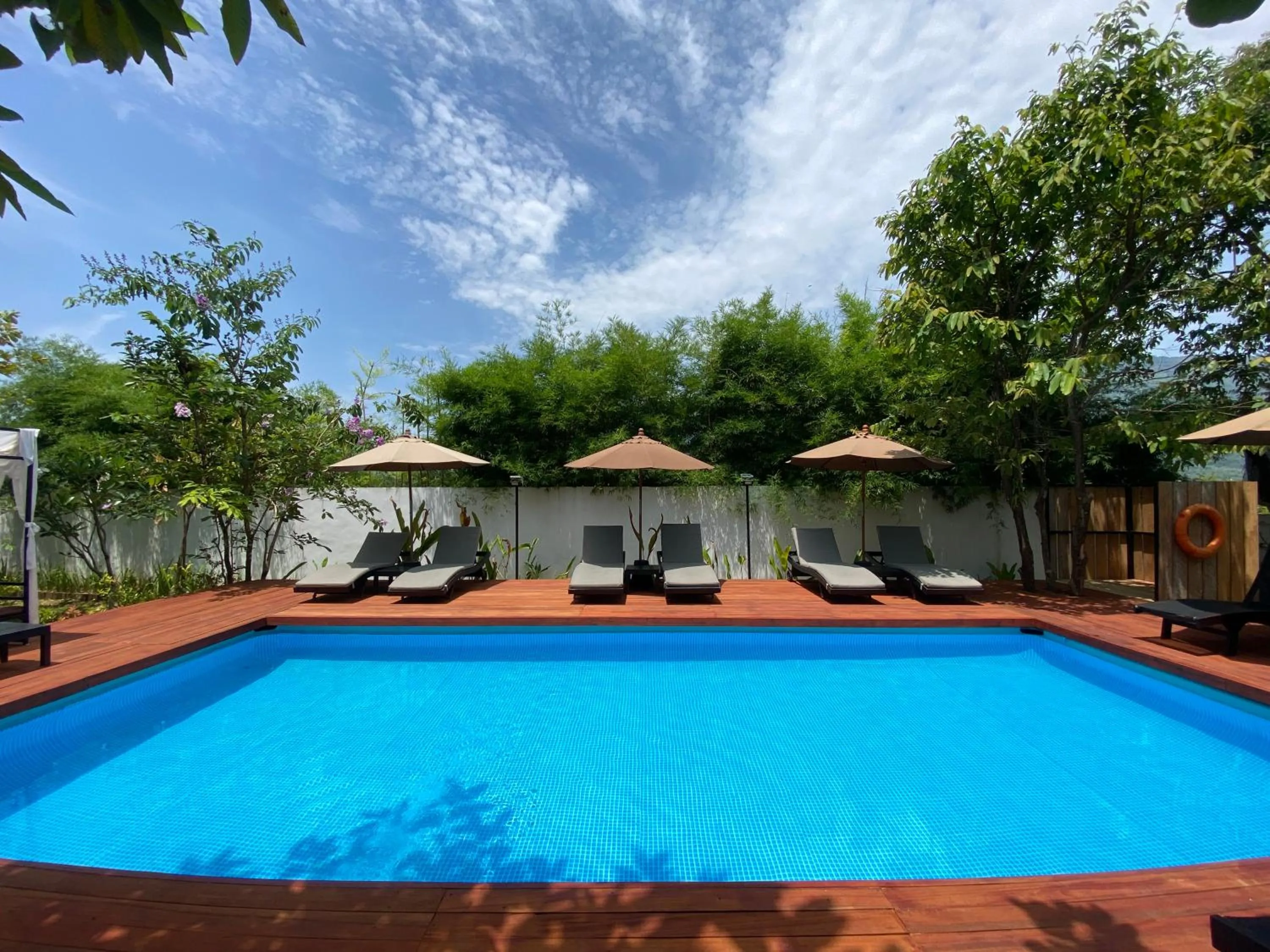 Swimming pool in The Riviera Champasak