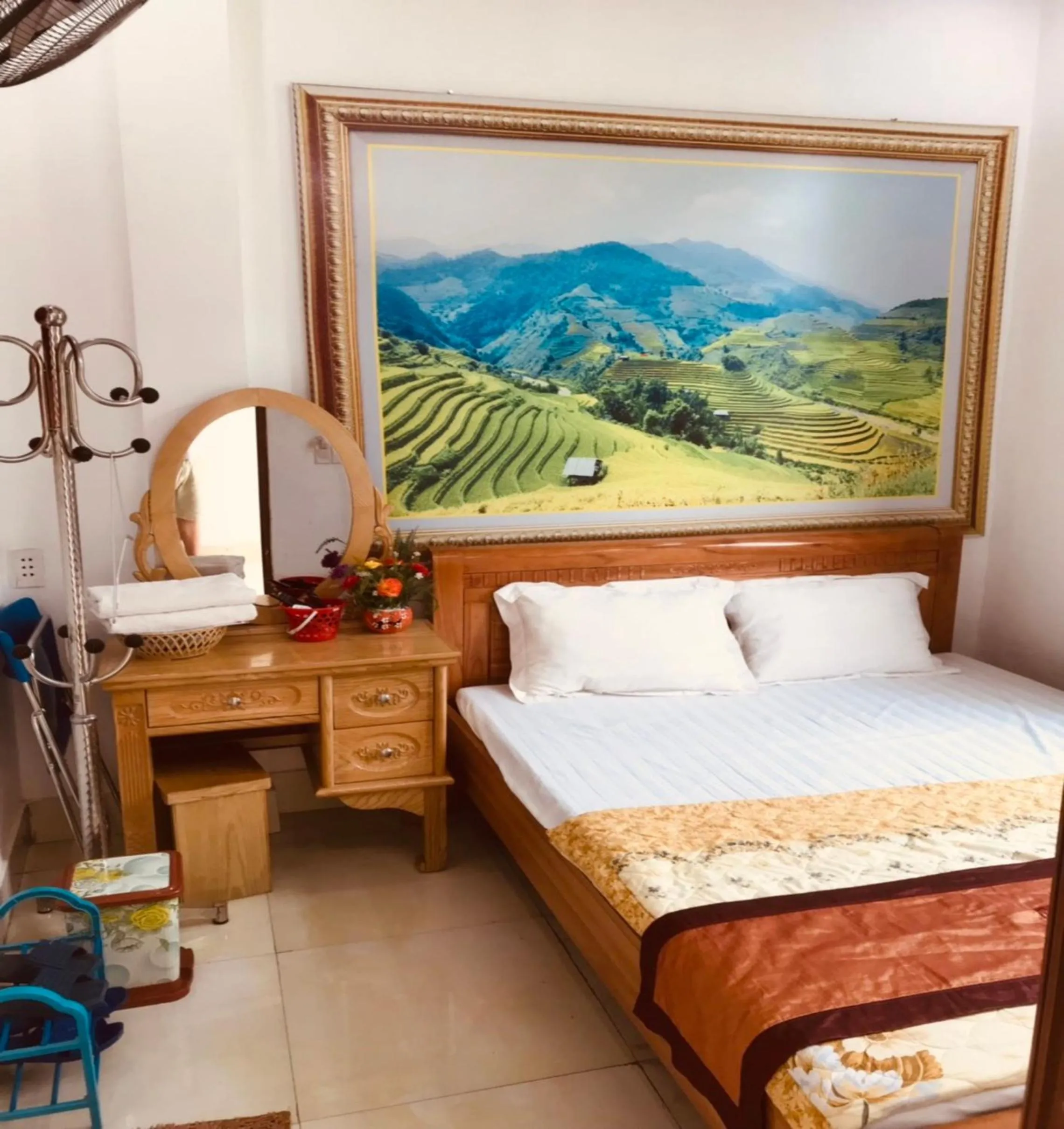 Bed in Hotel Thien An