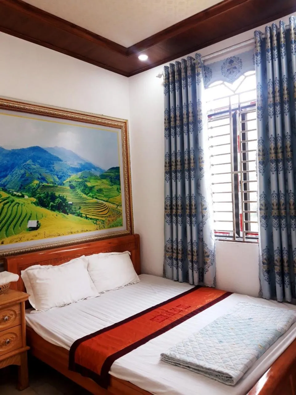 Bed in Hotel Thien An