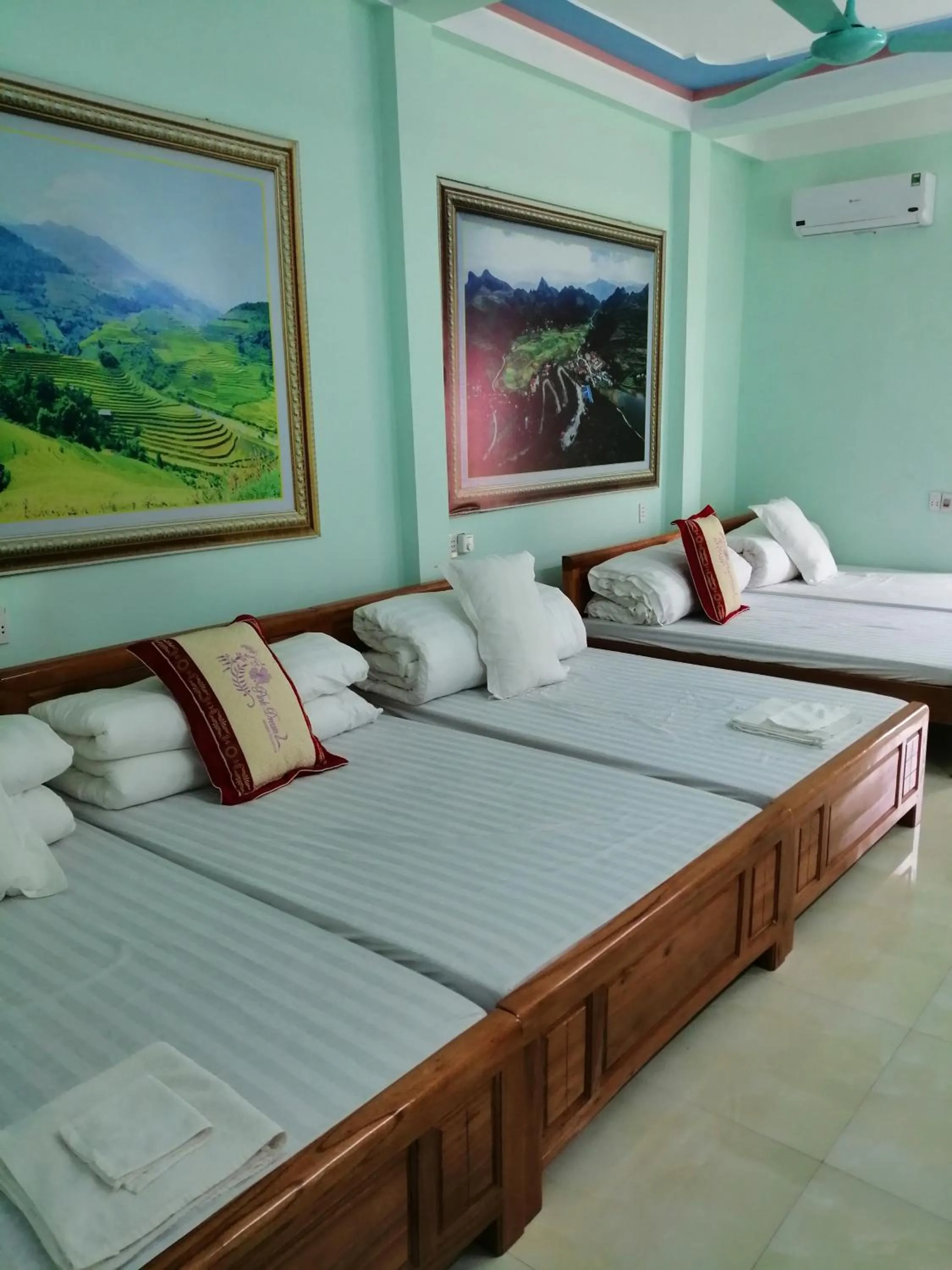Bed in Hotel Thien An