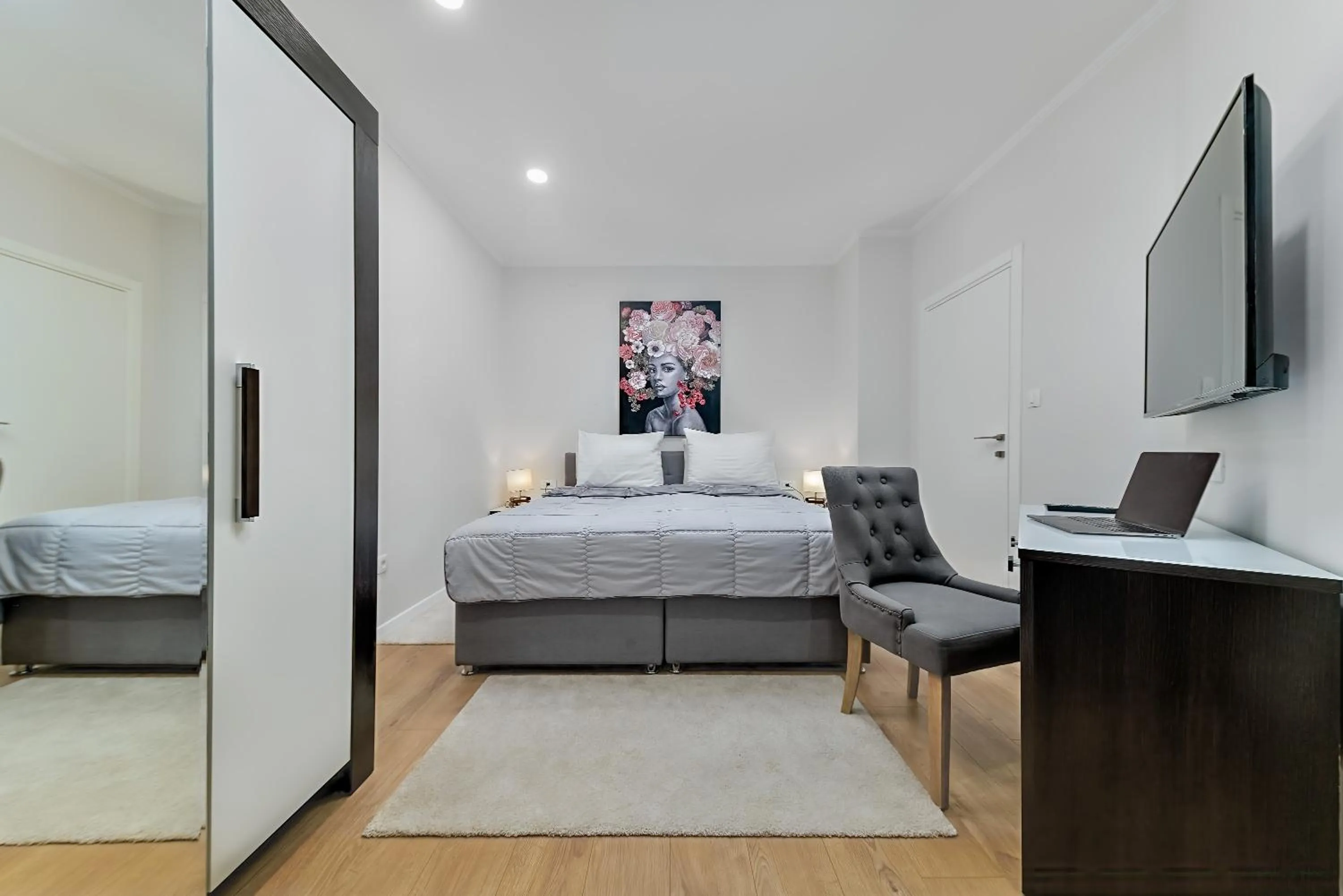 Bedroom, Bed in Villa Madison