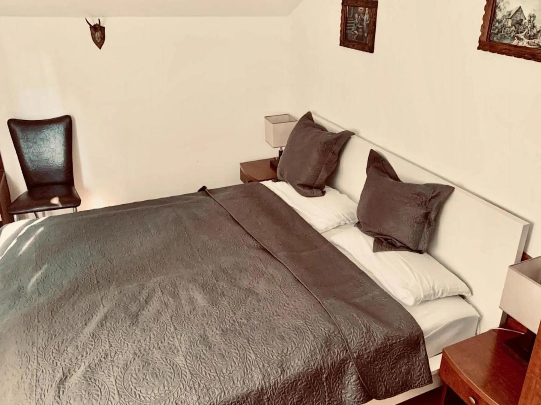 Bed in Hotel Aurelia