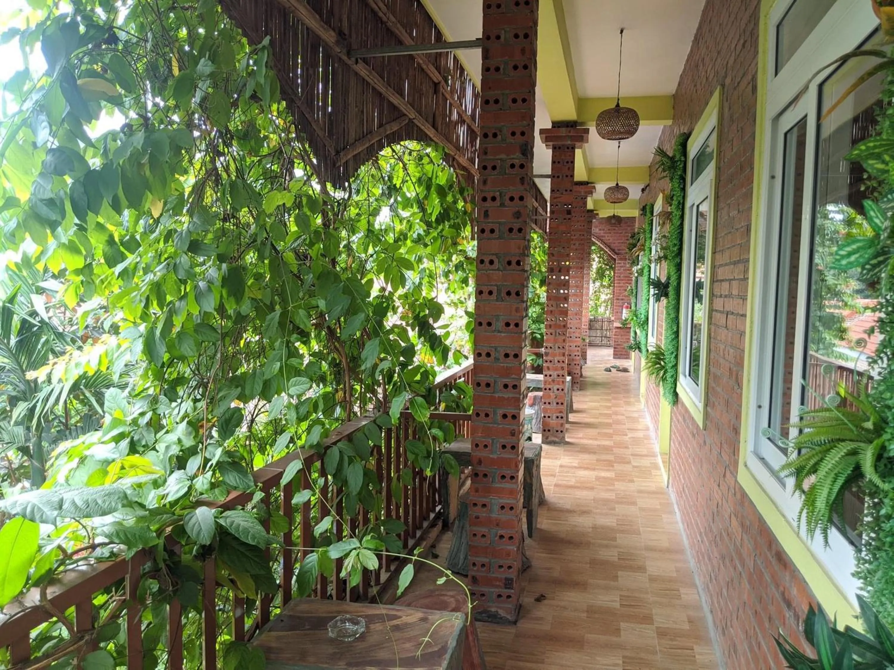 Patio in Ninh Binh Greenland Homestay