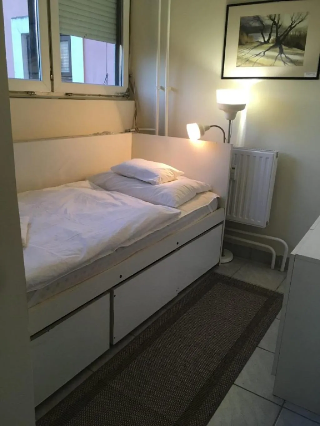 Bed in Harangláb Apartman Tata