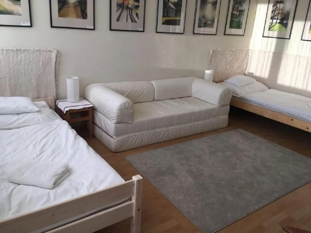 Bed in Harangláb Apartman Tata