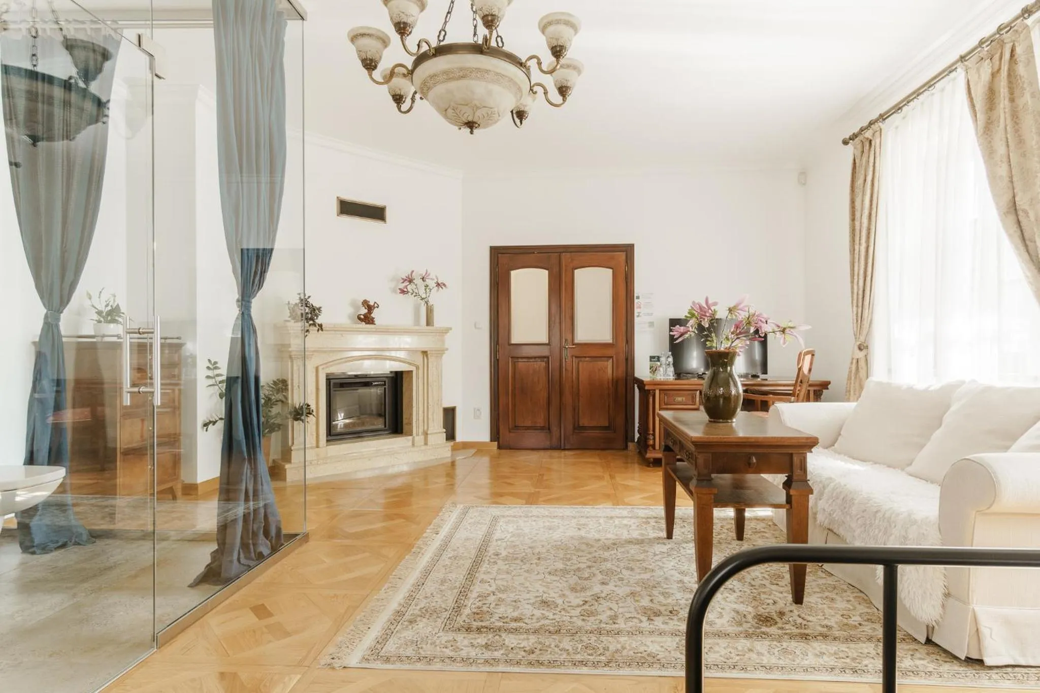 Living room in Apartamenty w Dworku Cheval