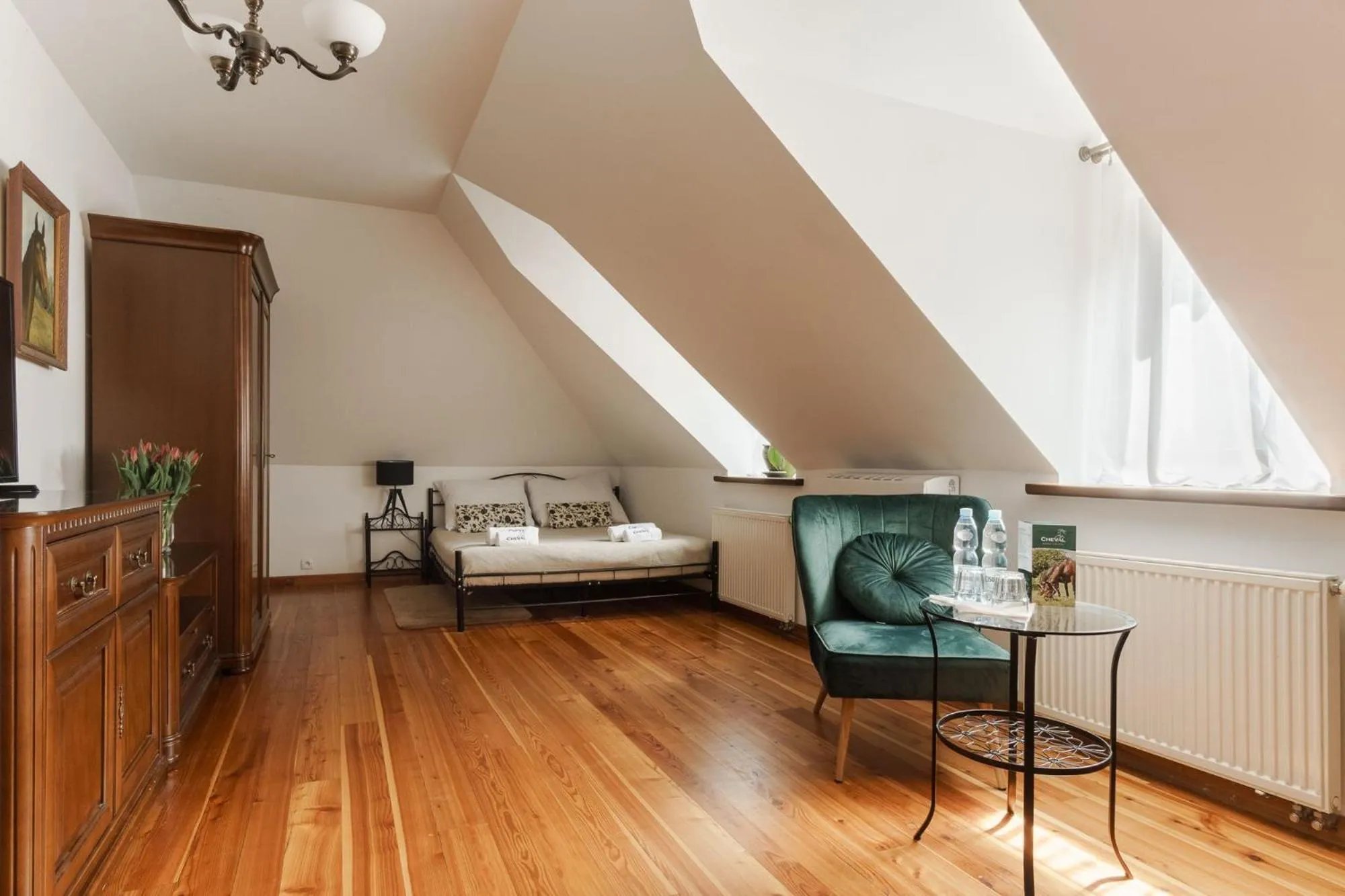 Bed in Apartamenty w Dworku Cheval