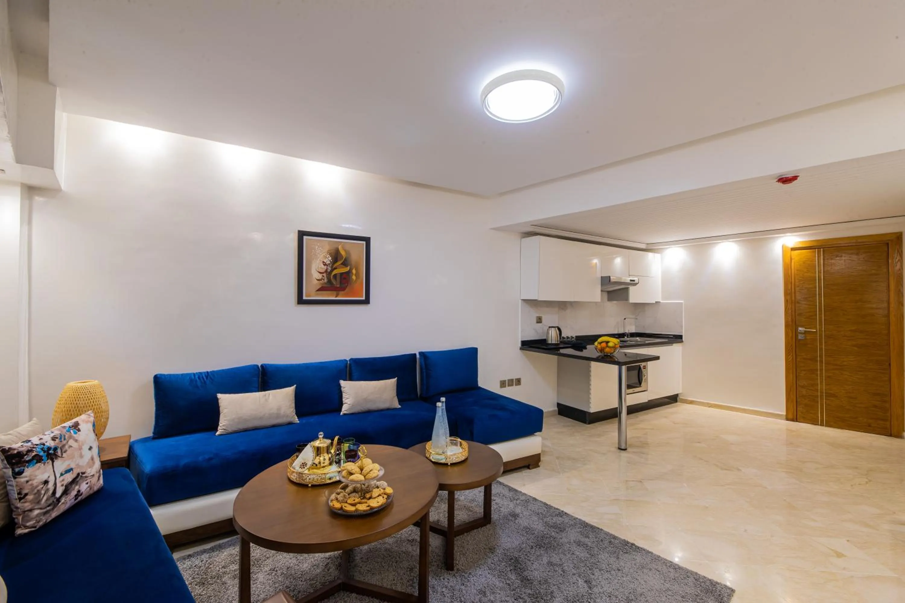 Living room in Appart-hotel Marrakech Inn