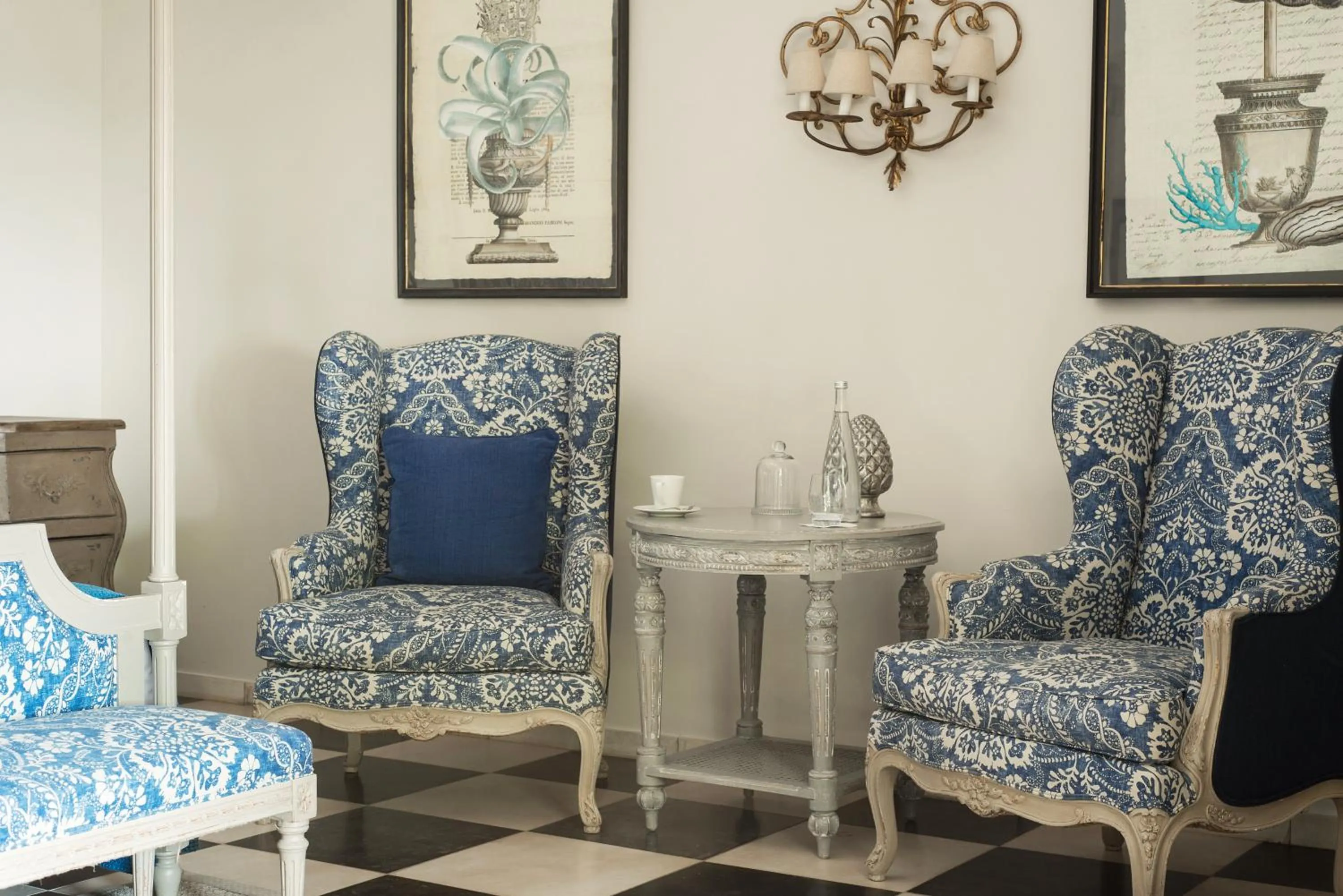 Living room in Hôtel Villa Marie Saint Tropez