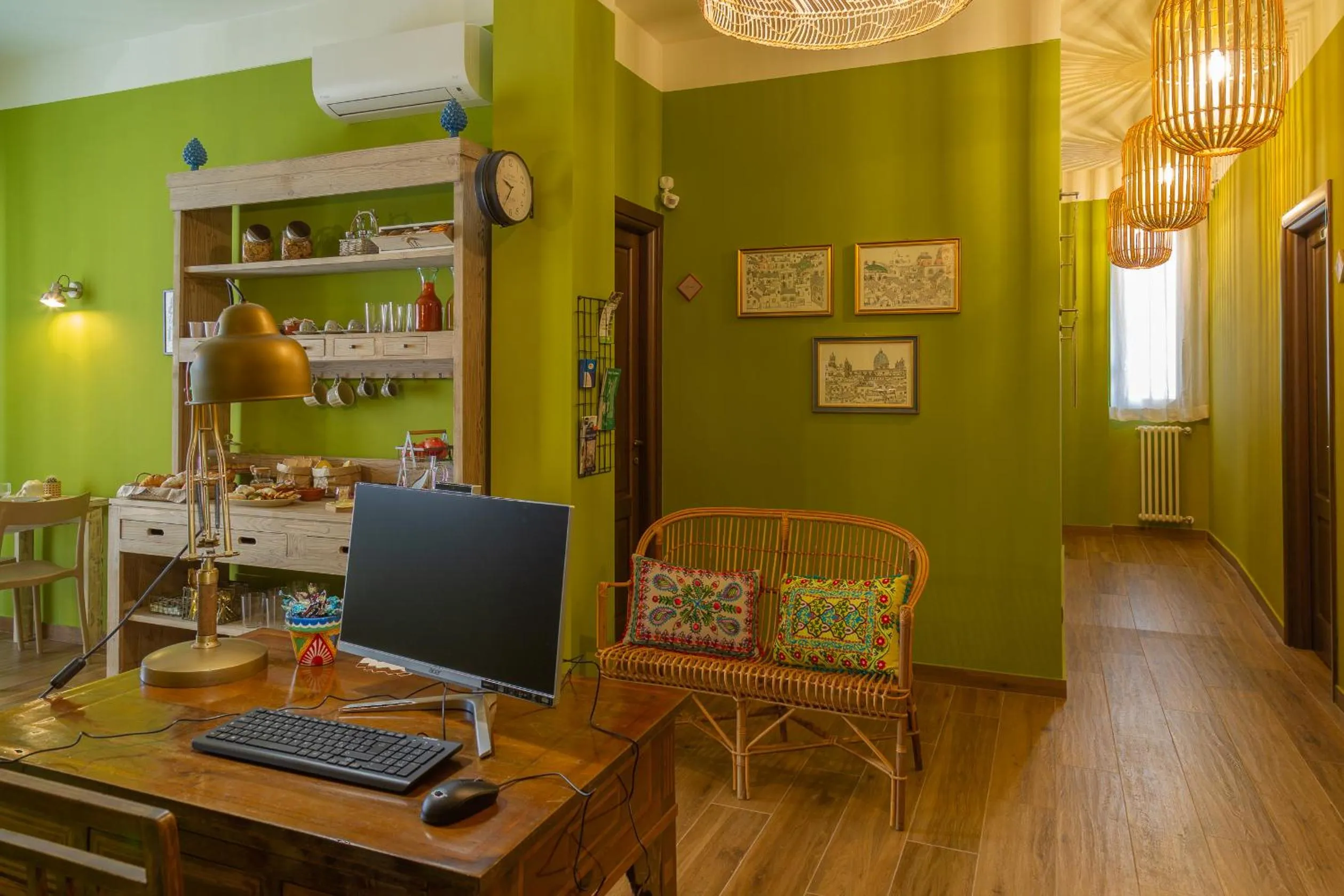 Lobby or reception in il Palchetto B&B di Charme e Design