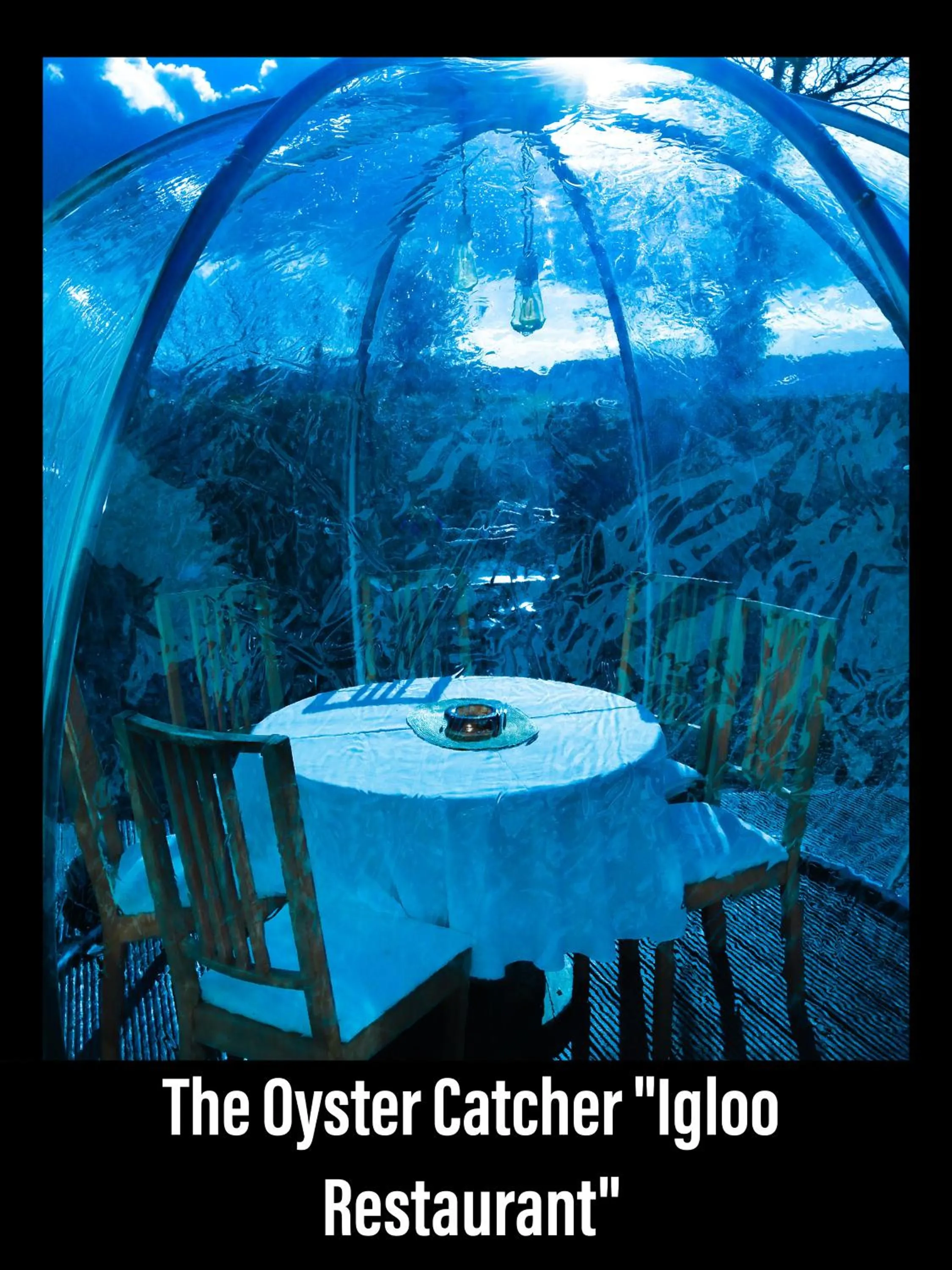 Dining area in The Oystercatcher