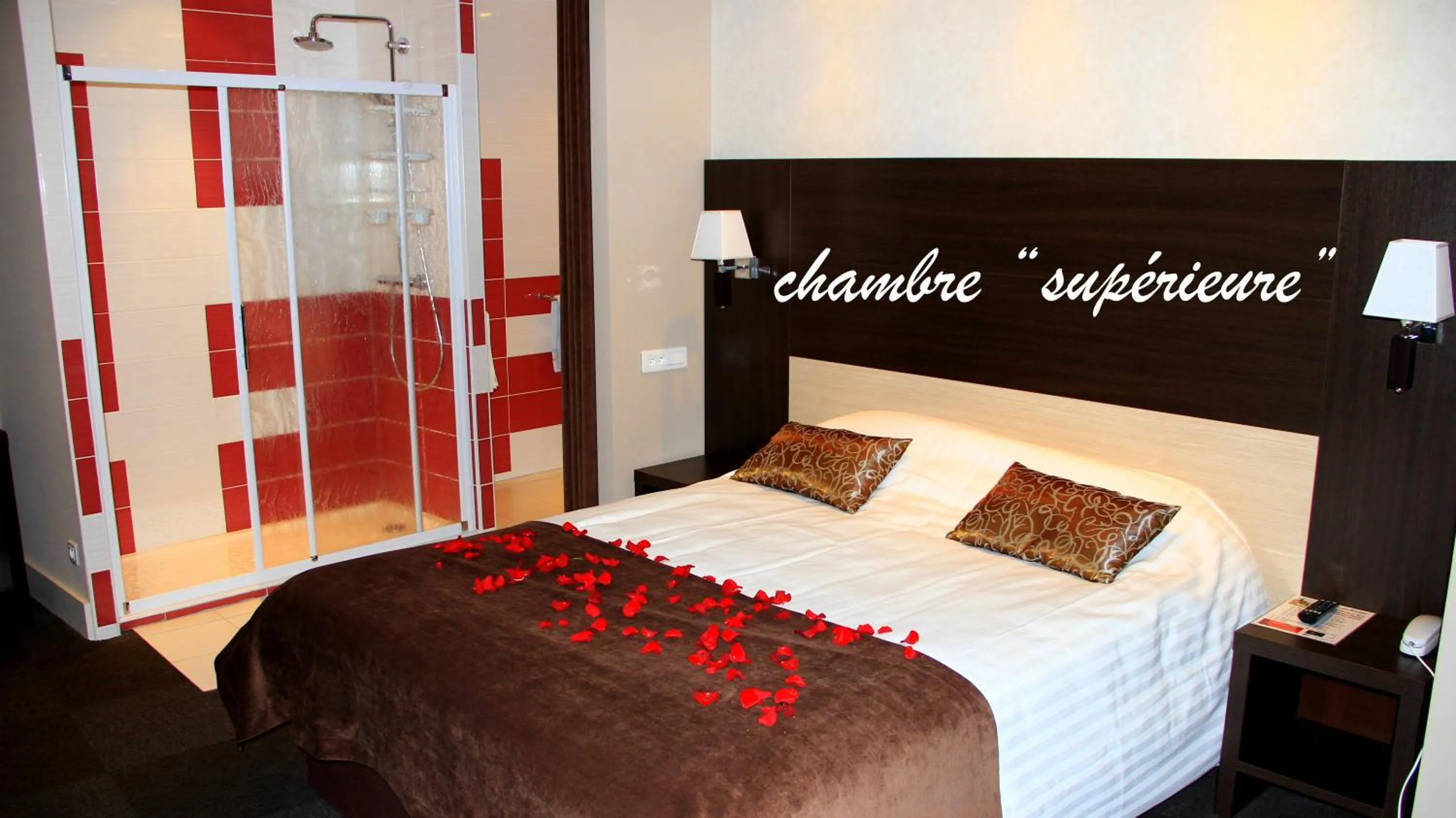 Shower in Hotel de la Basilique