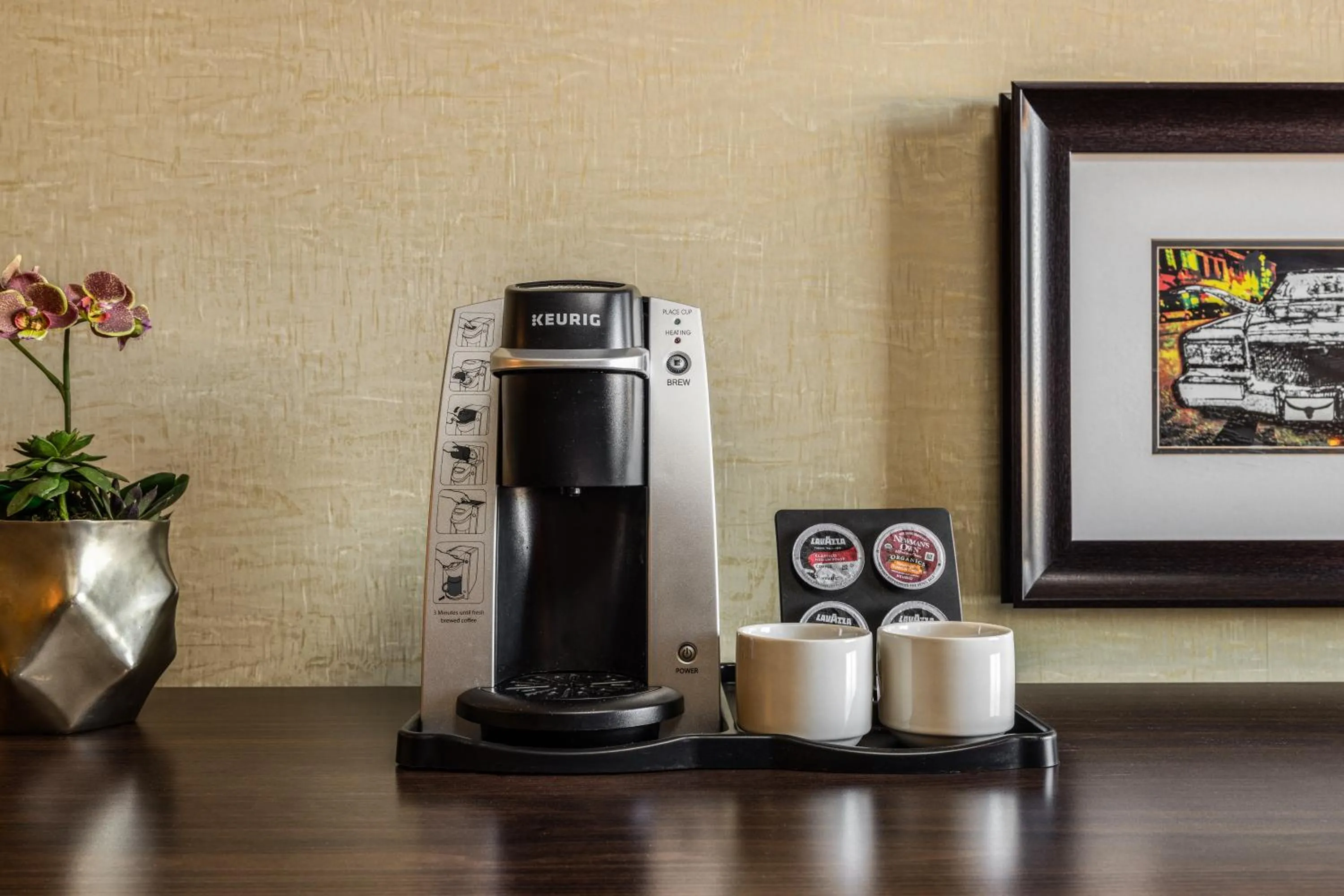 Coffee/tea facilities in Hotel Dax