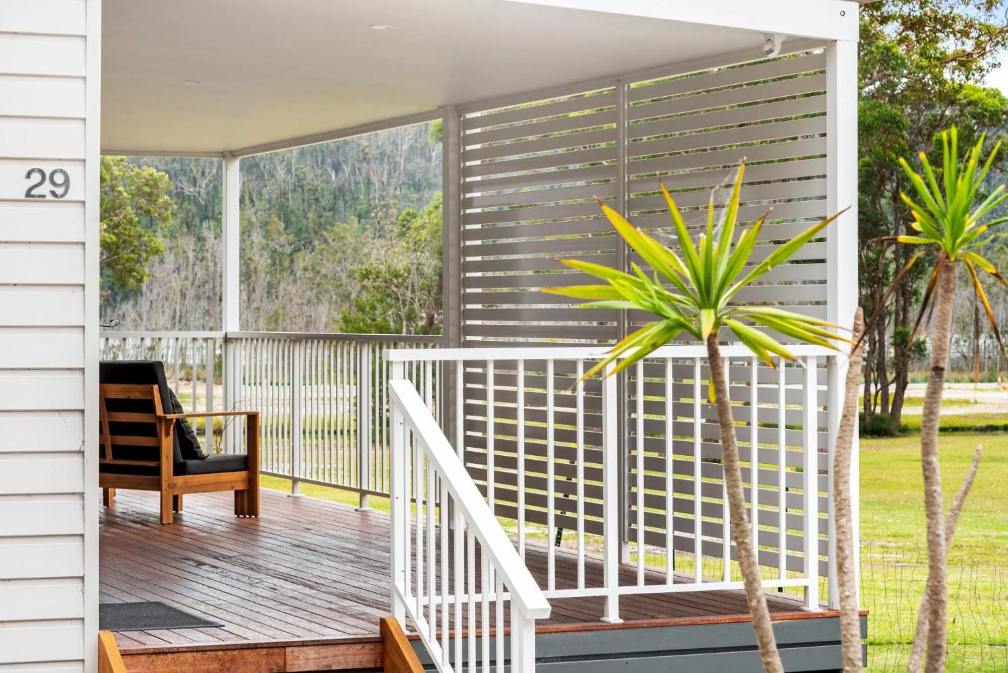 Patio in The Leaning Oak Holiday Lifestyles - Lake Conjola